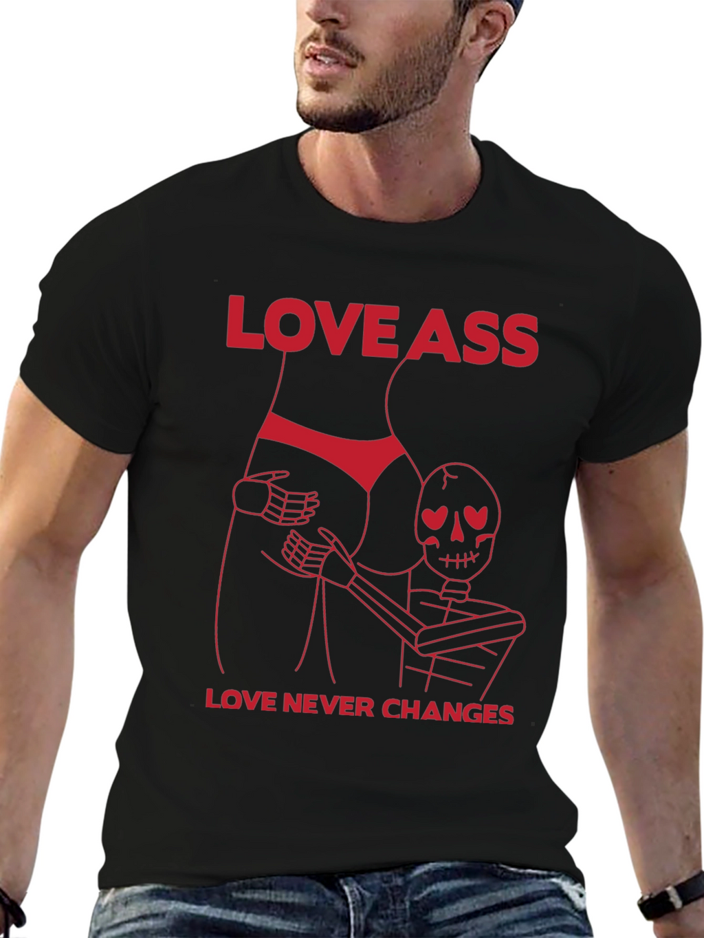 Love Ass Funny T-Shirt
