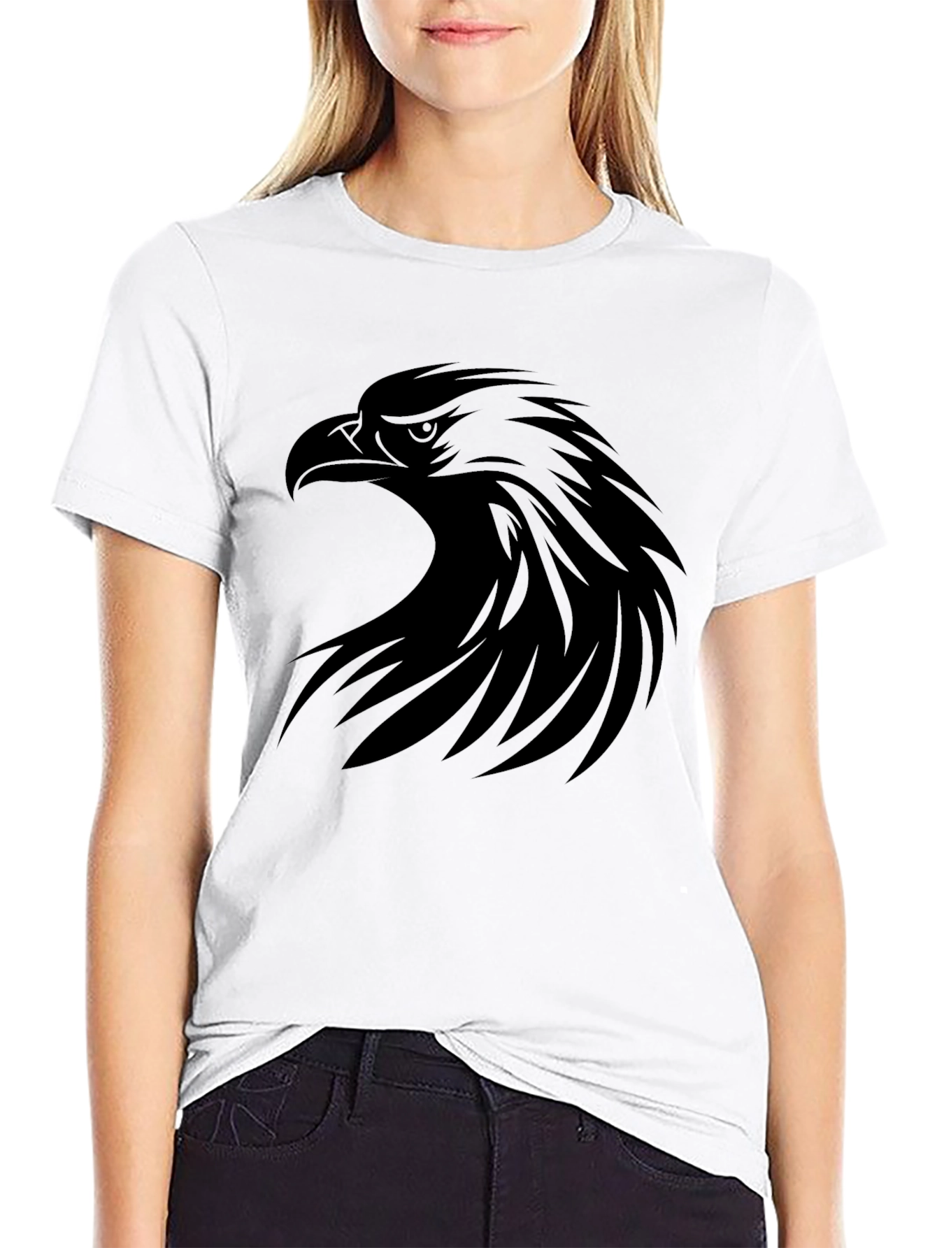 Black Eagle Graphic Tee - Bold & Stylish