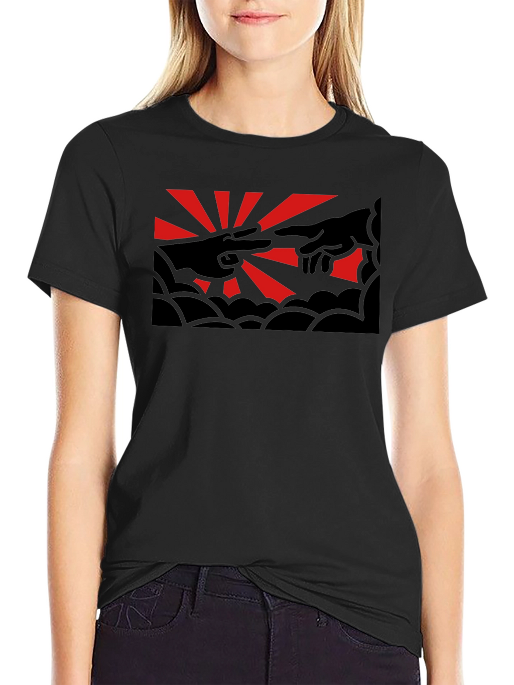 Rock Paper Scissors Hand Creation T-Shirt