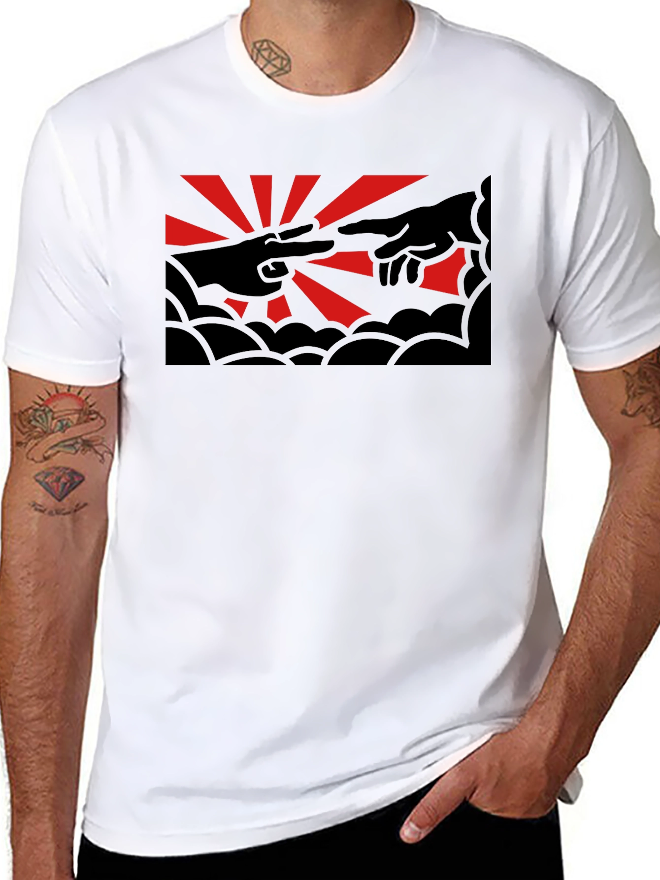 Rock Paper Scissors Hand Creation T-Shirt