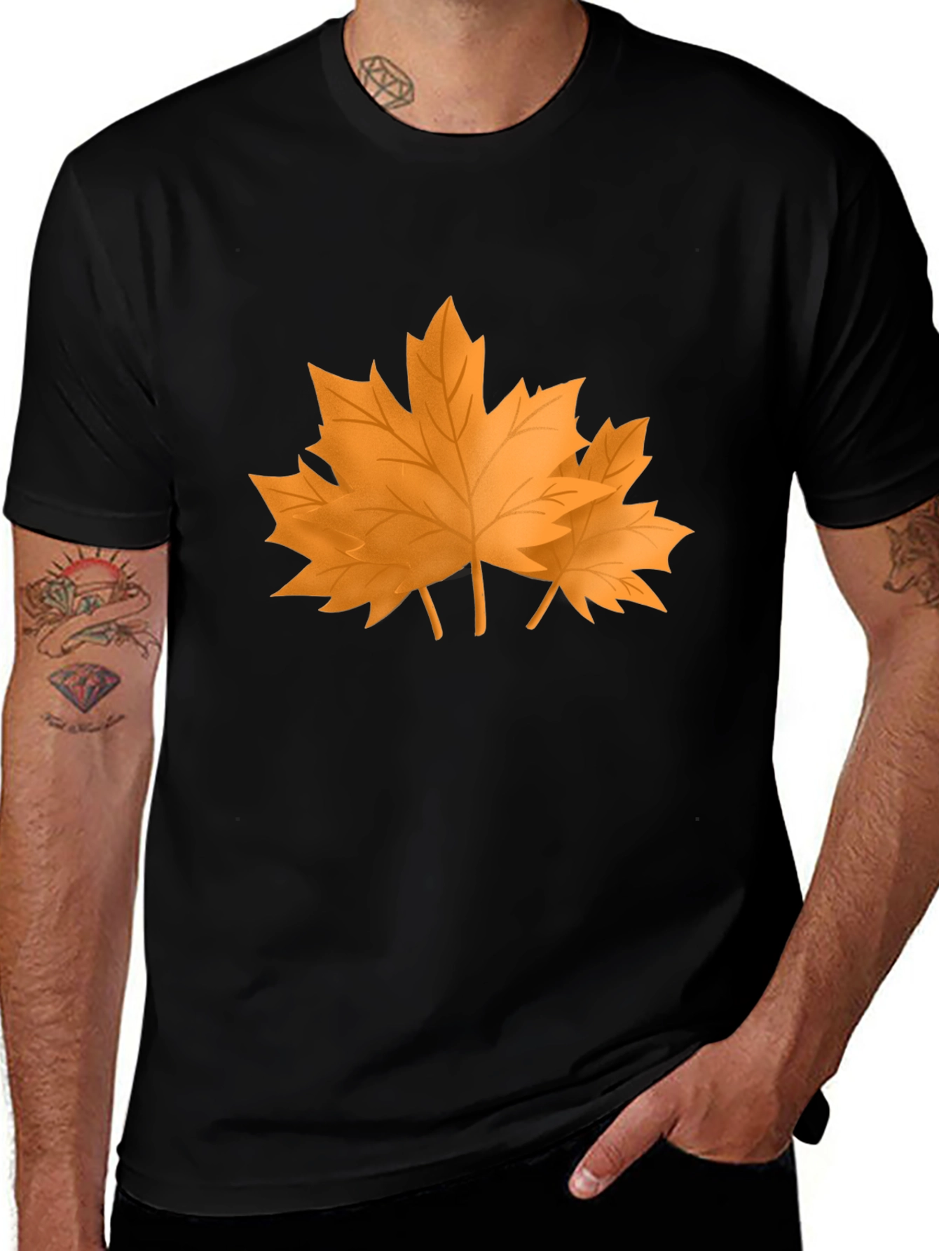 Maple Leaf Graphic T-Shirt