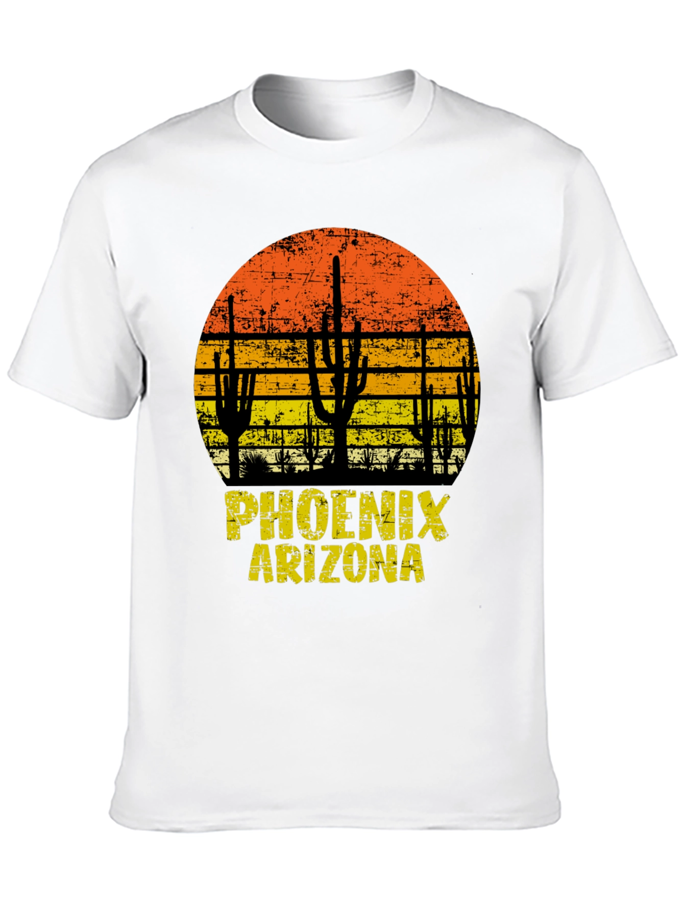Phoenix Arizona T-Shirt Sunset Cactus Graphic Tee