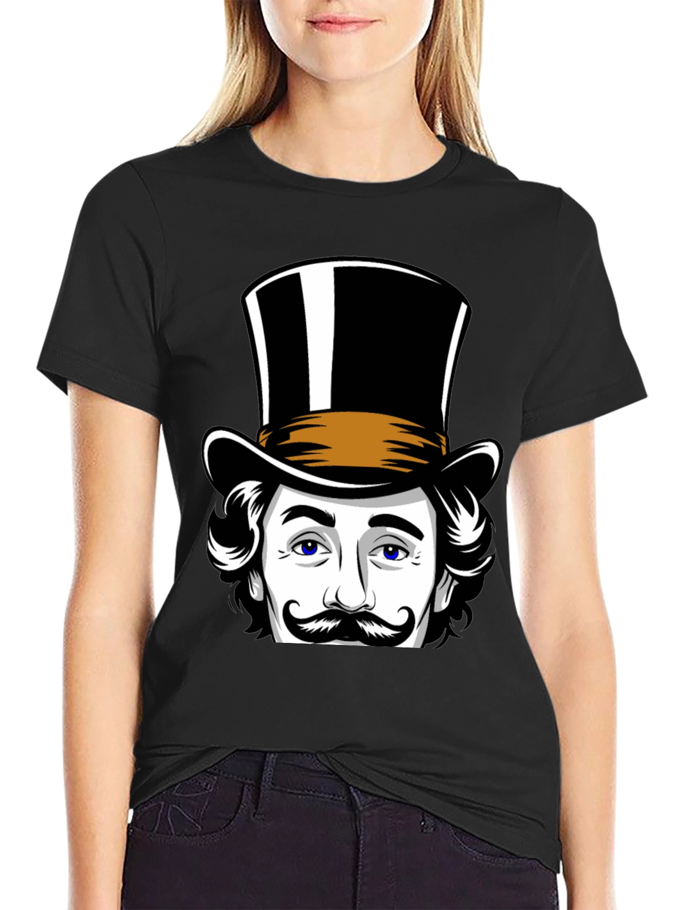 Top Hat Gentleman T-Shirt - Bold Graphic Tee
