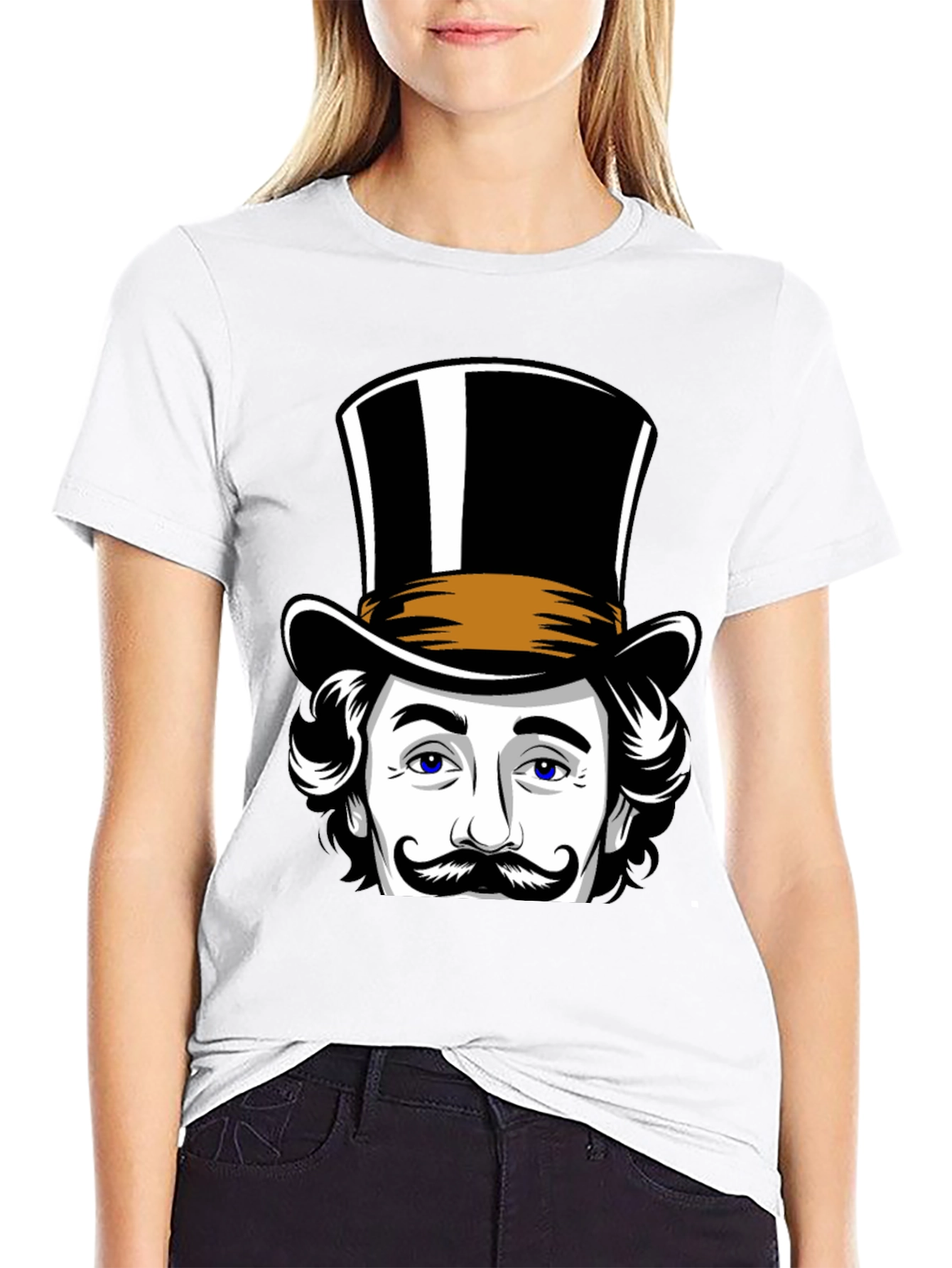Top Hat Gentleman T-Shirt - Bold Graphic Tee