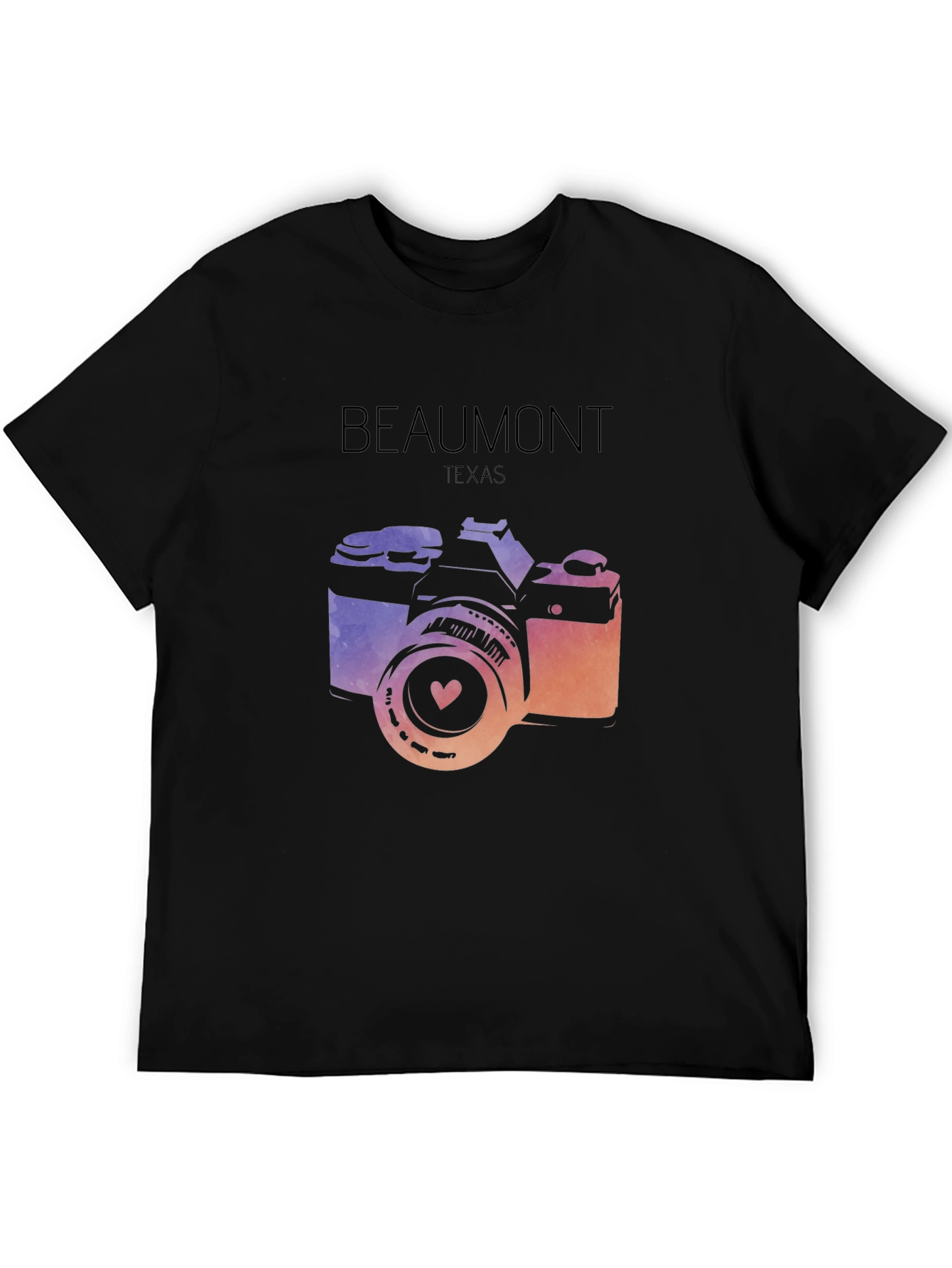 Beaumont Texas Camera Graphic T-Shirt
