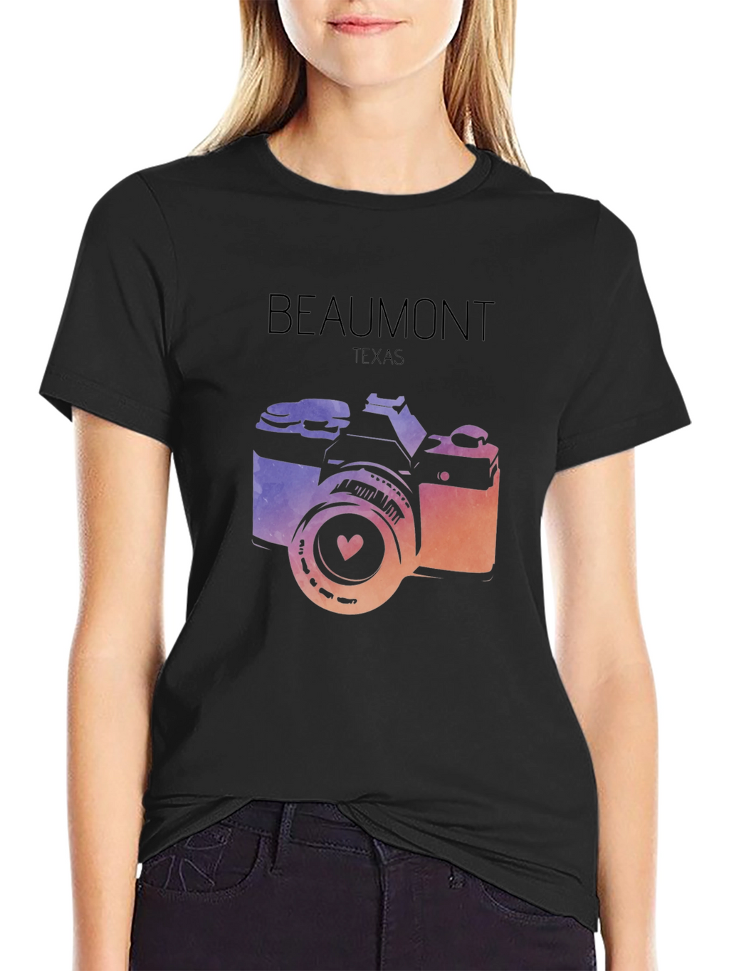 Beaumont Texas Camera Graphic T-Shirt