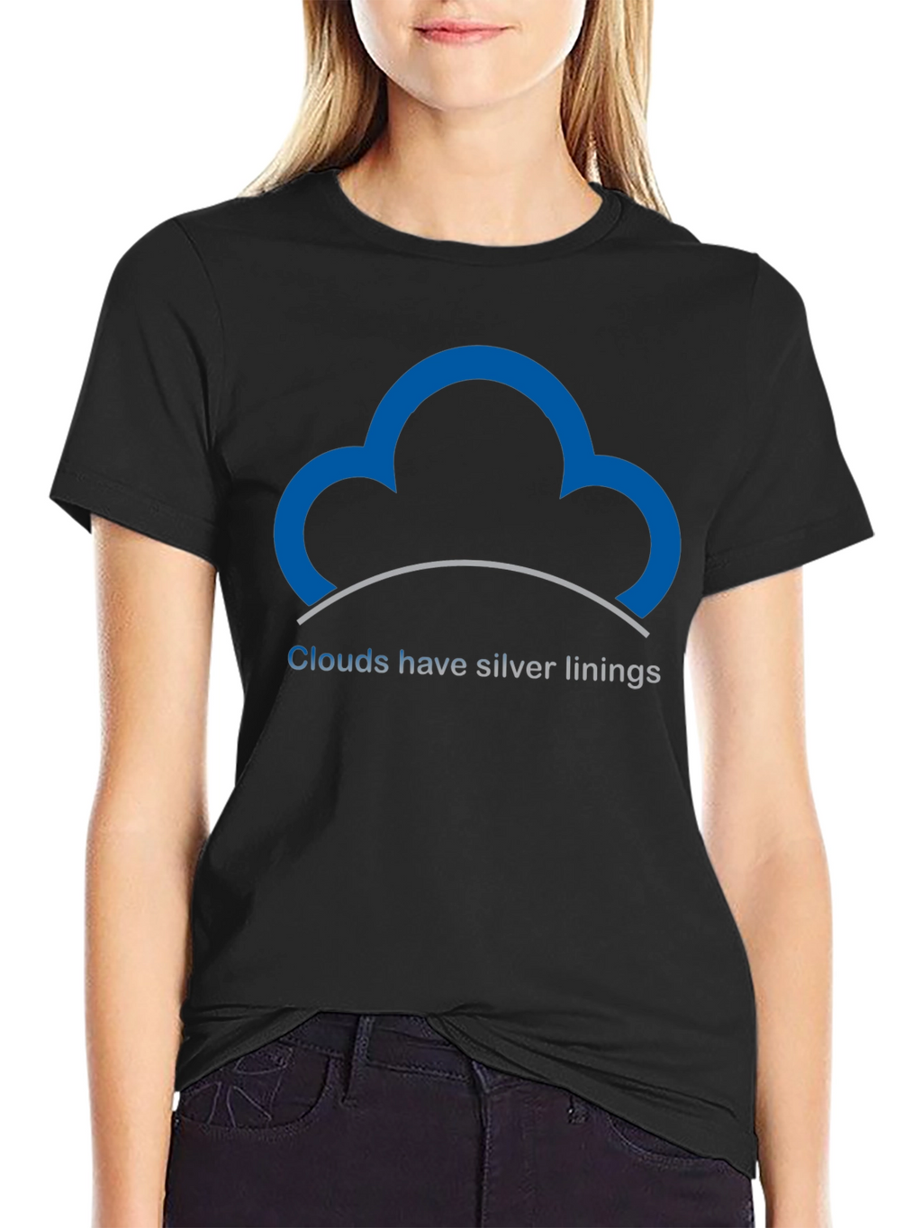 Optimistic Cloud T-Shirt - Silver Linings