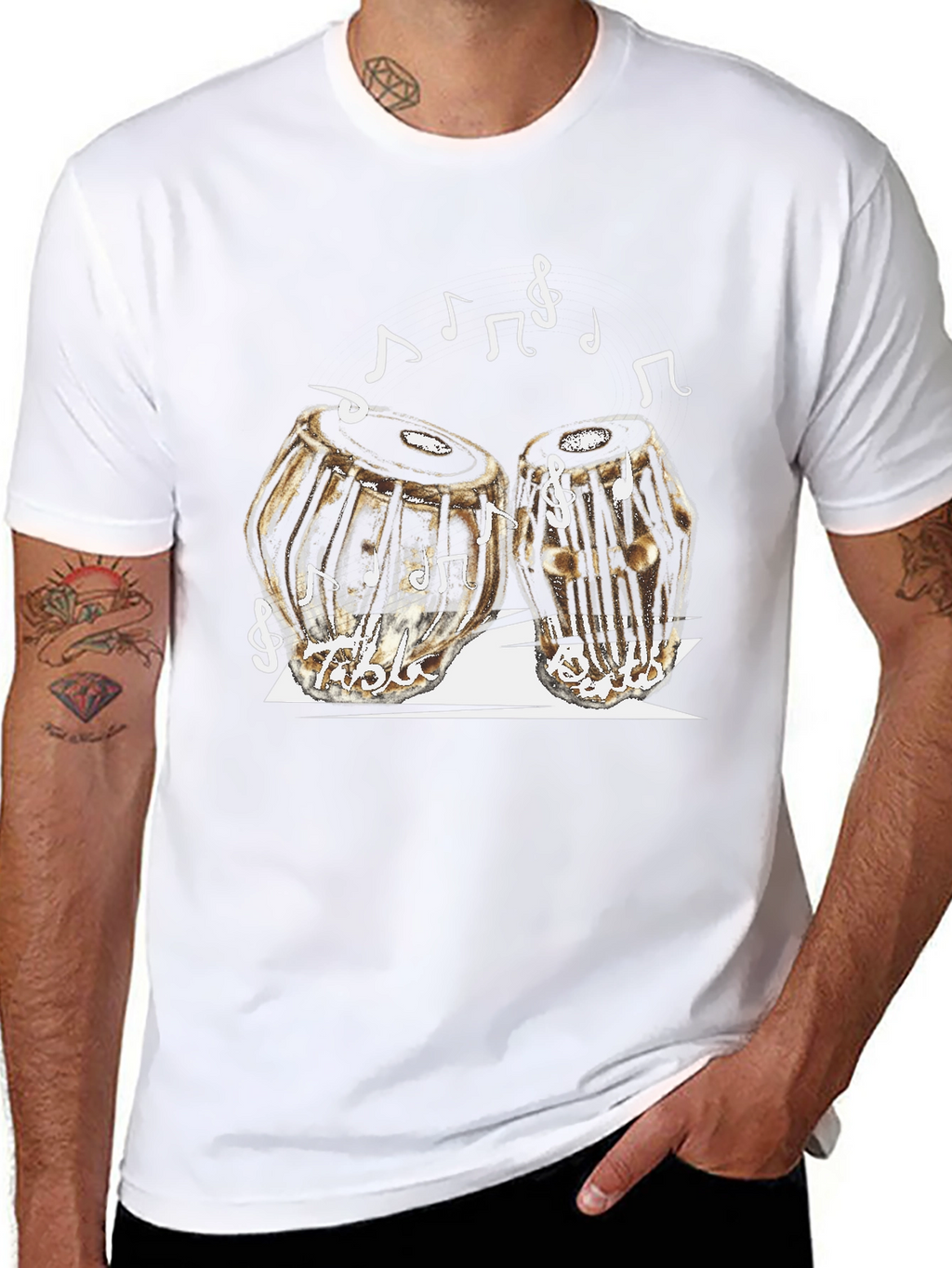 Tabla Drums Graphic T-Shirt