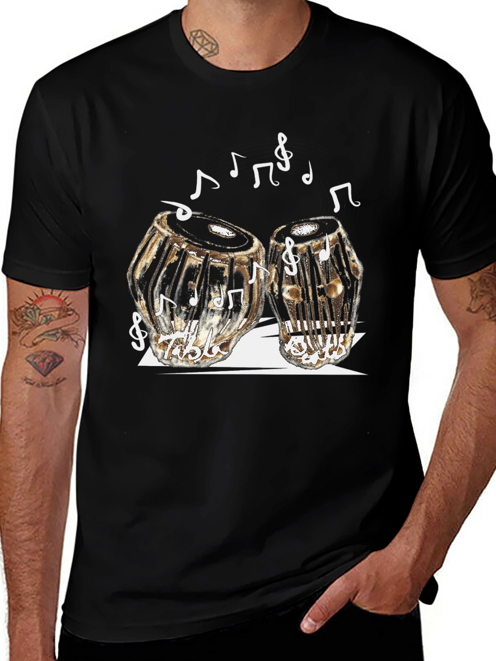Tabla Drums Graphic T-Shirt