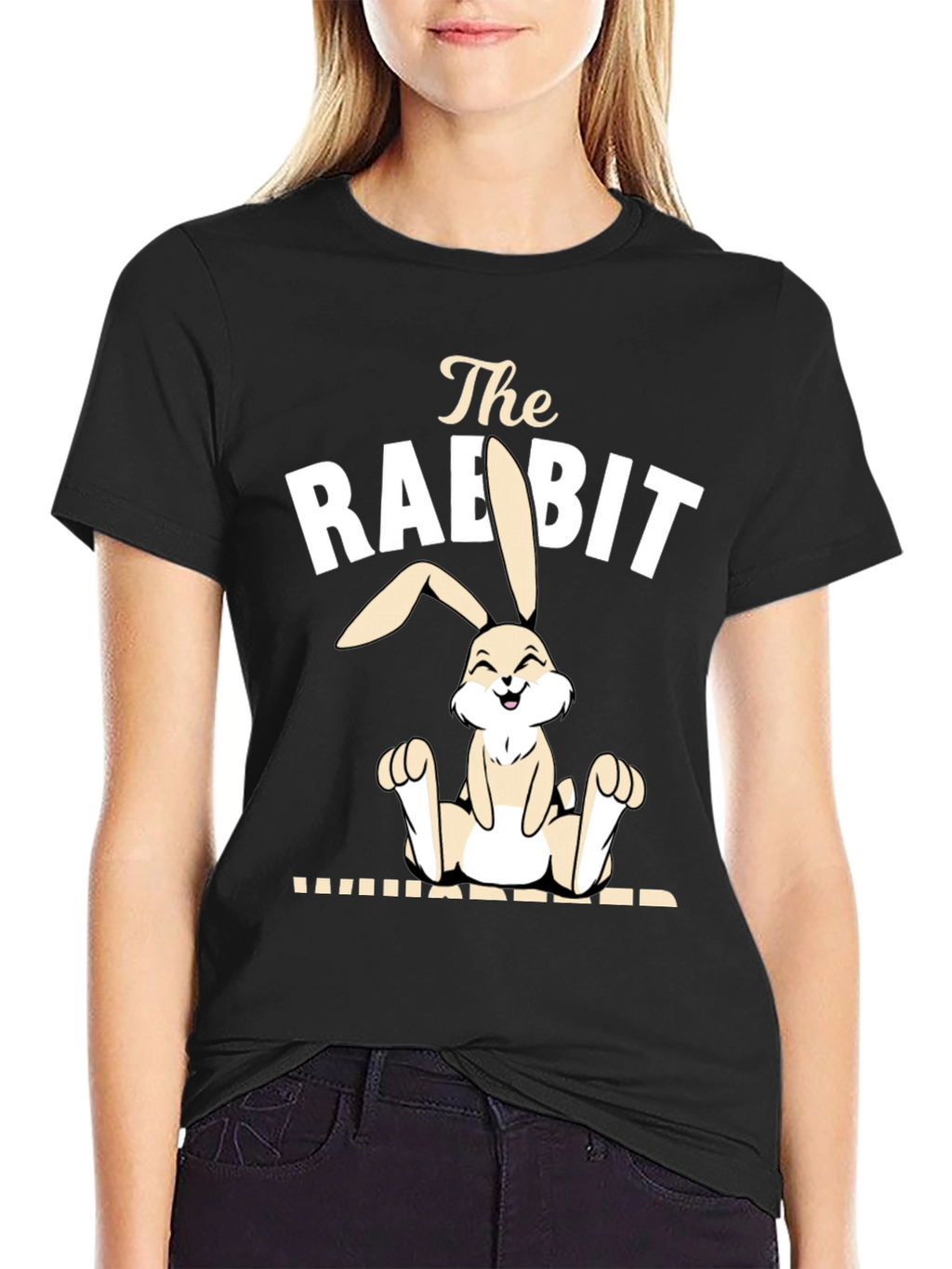 The Rabbit Whipper Funny Graphic Tee
