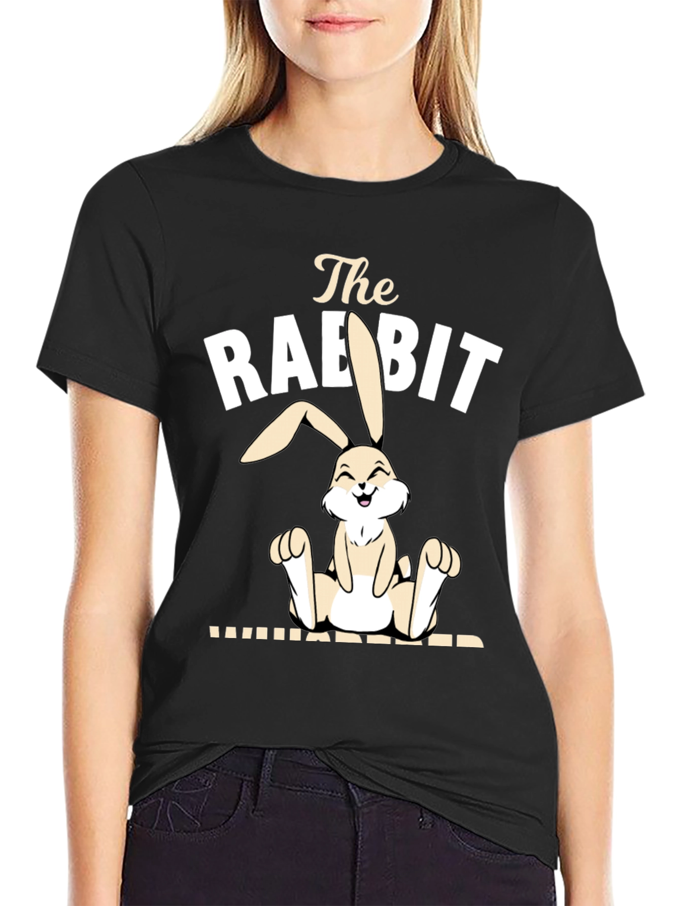 The Rabbit Whipper Funny Graphic Tee