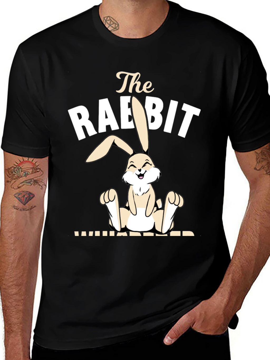 The Rabbit Whipper Funny Graphic Tee