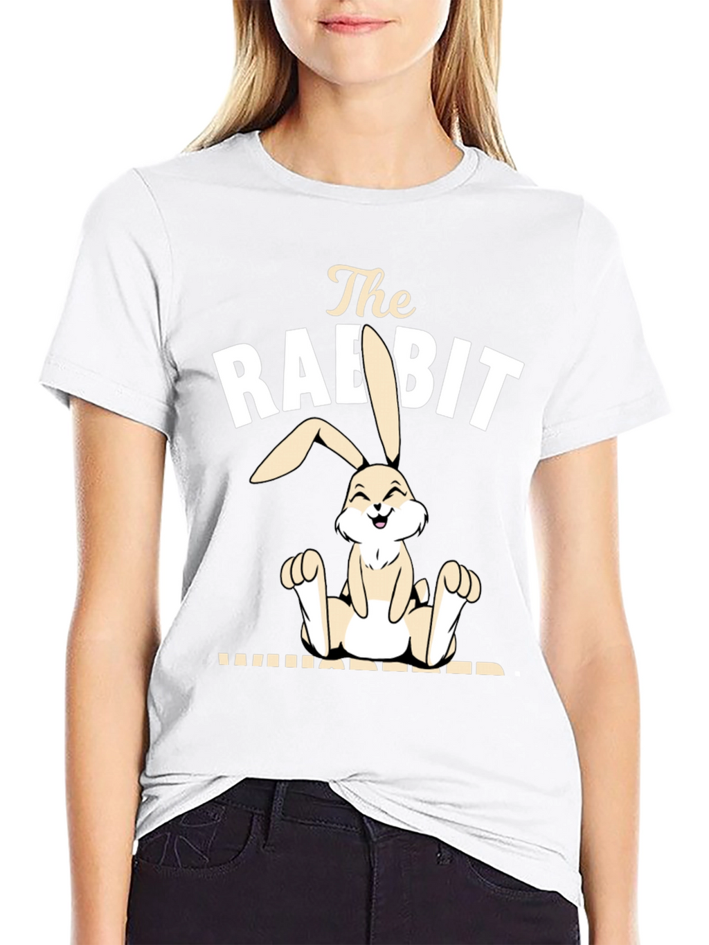 The Rabbit Whipper Funny Graphic Tee