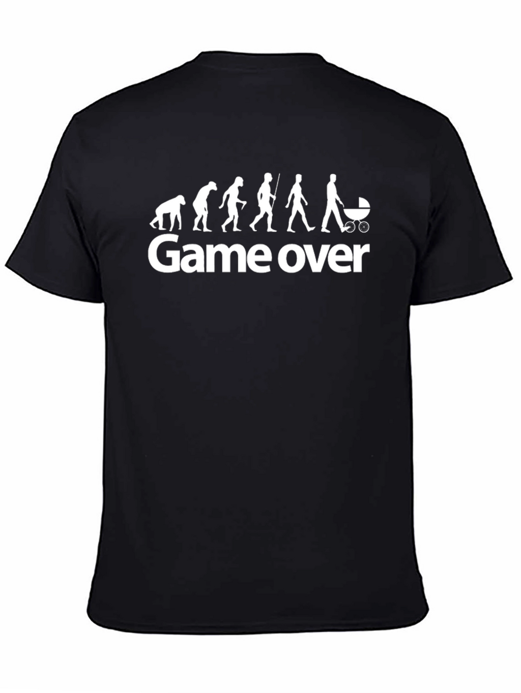 Game Over Evolution Funny Graphic T-Shirt