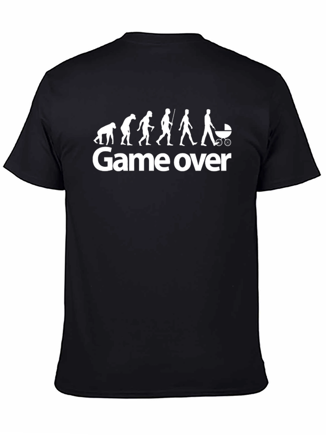 Game Over Evolution Funny Graphic T-Shirt