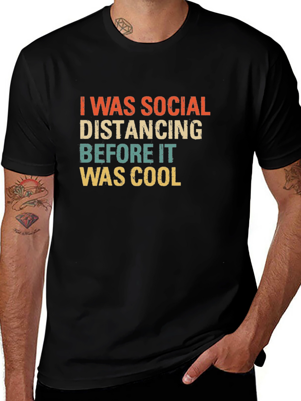Retro Social Distancing T-Shirt