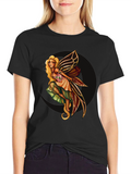 Fairy Graphic Tee - Unique Fantasy Design