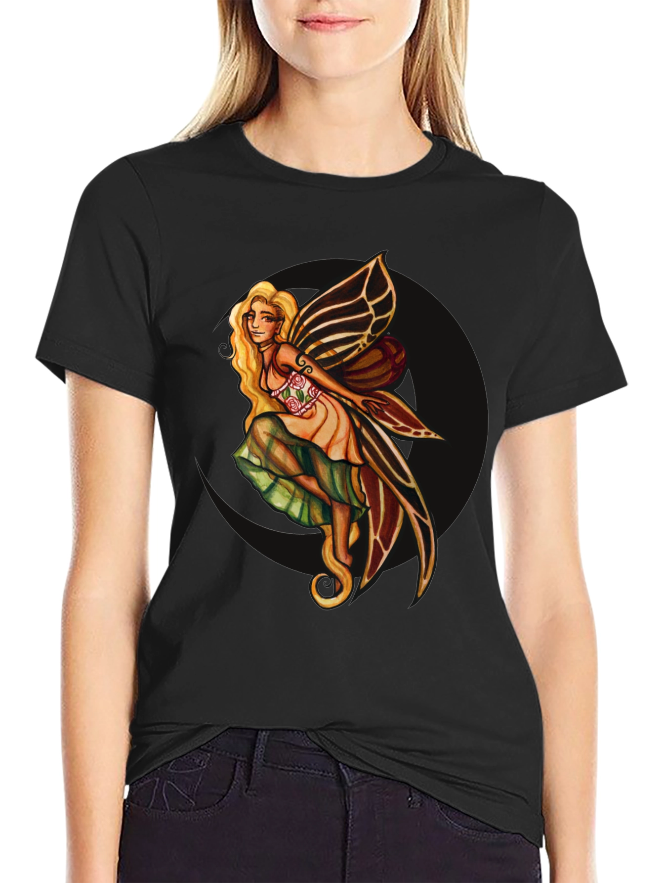 Fairy Graphic Tee - Unique Fantasy Design