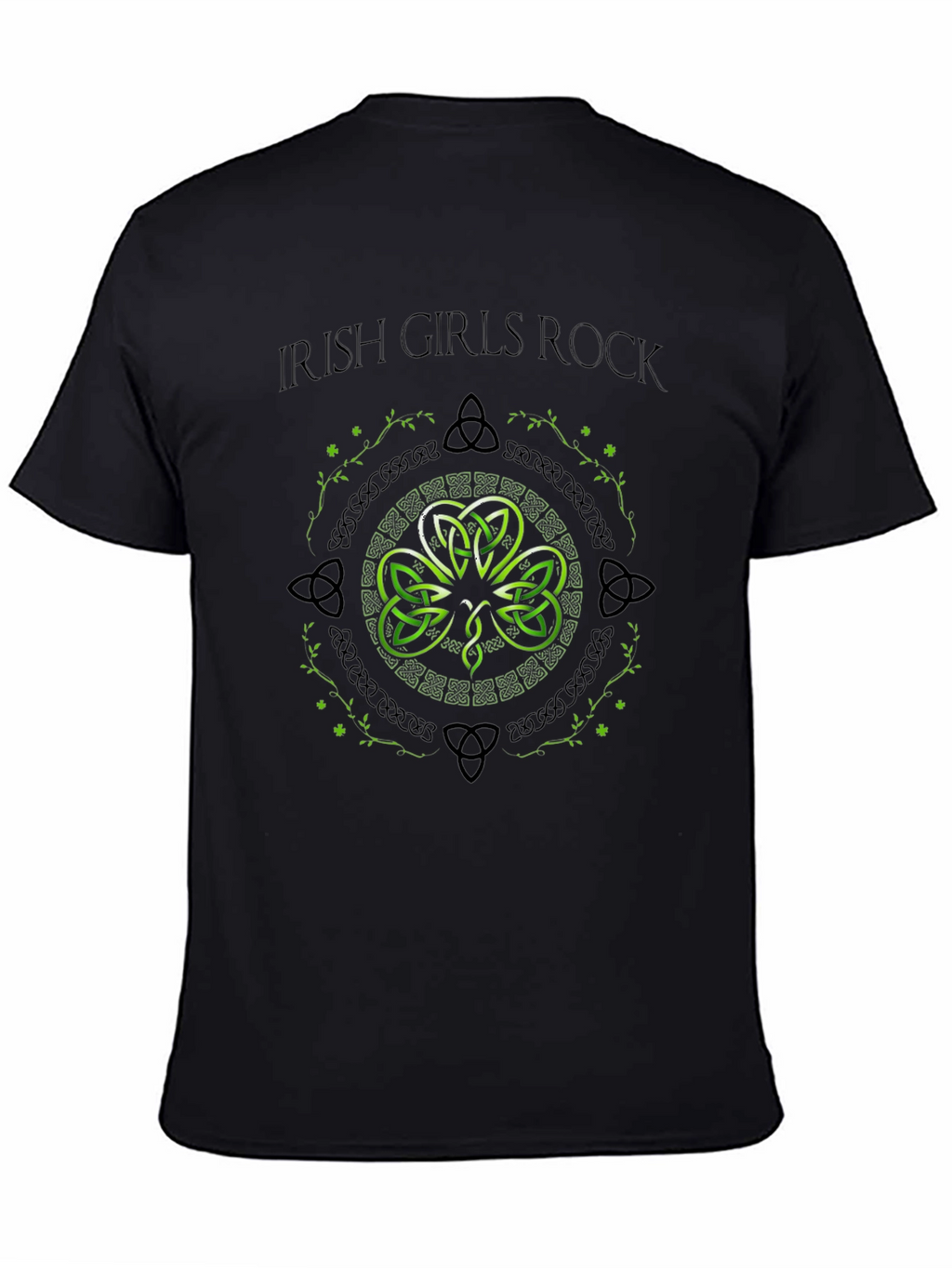 Irish Girls Rock T-Shirt - Shamrock Graphic Tee