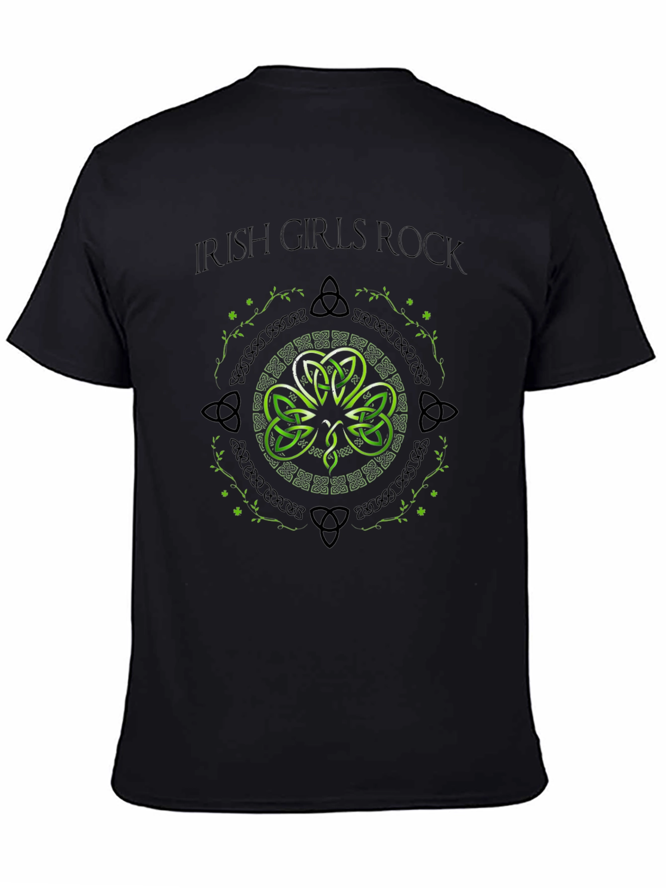 Irish Girls Rock T-Shirt - Shamrock Graphic Tee
