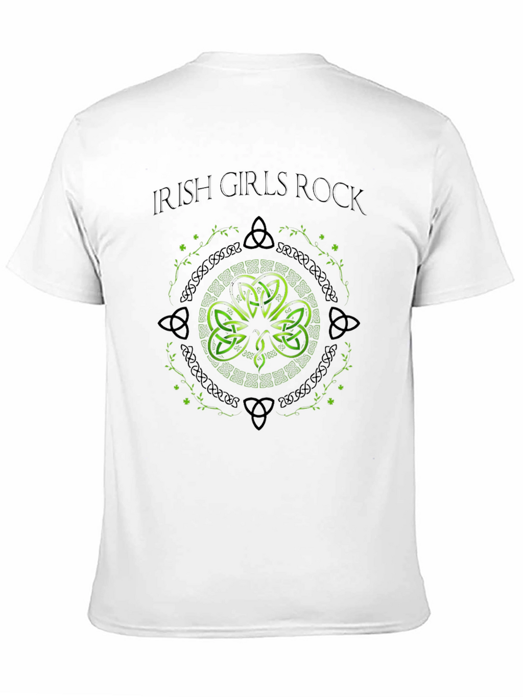 Irish Girls Rock T-Shirt - Shamrock Graphic Tee