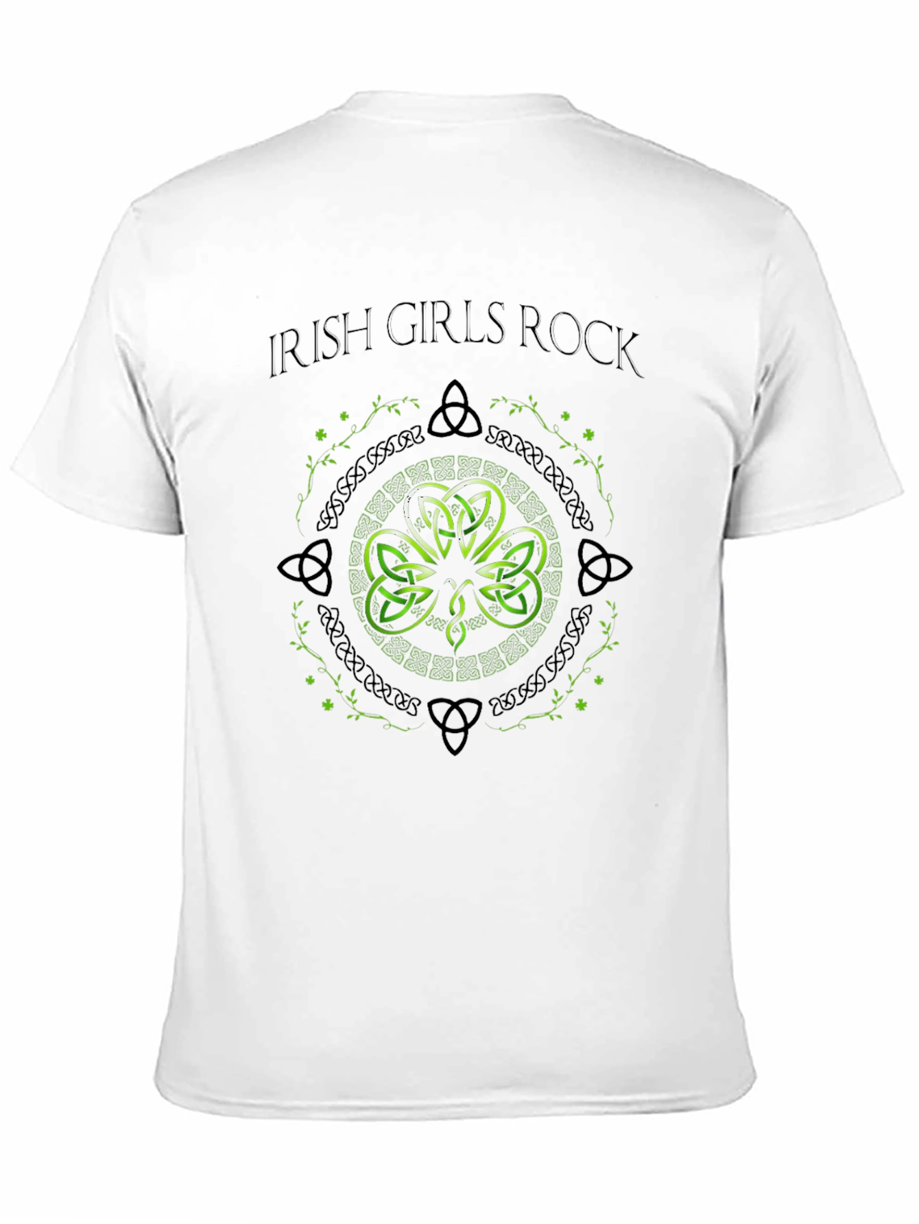 Irish Girls Rock T-Shirt - Shamrock Graphic Tee