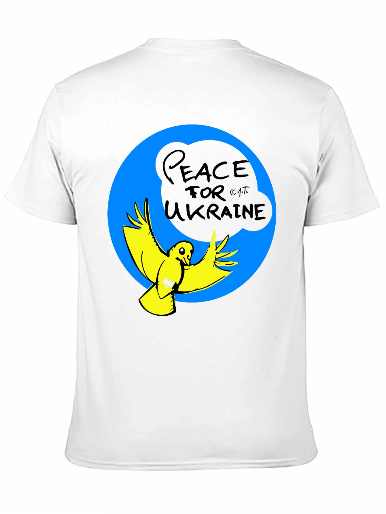 Peace for Ukraine T-Shirt - Dove Graphic Tee