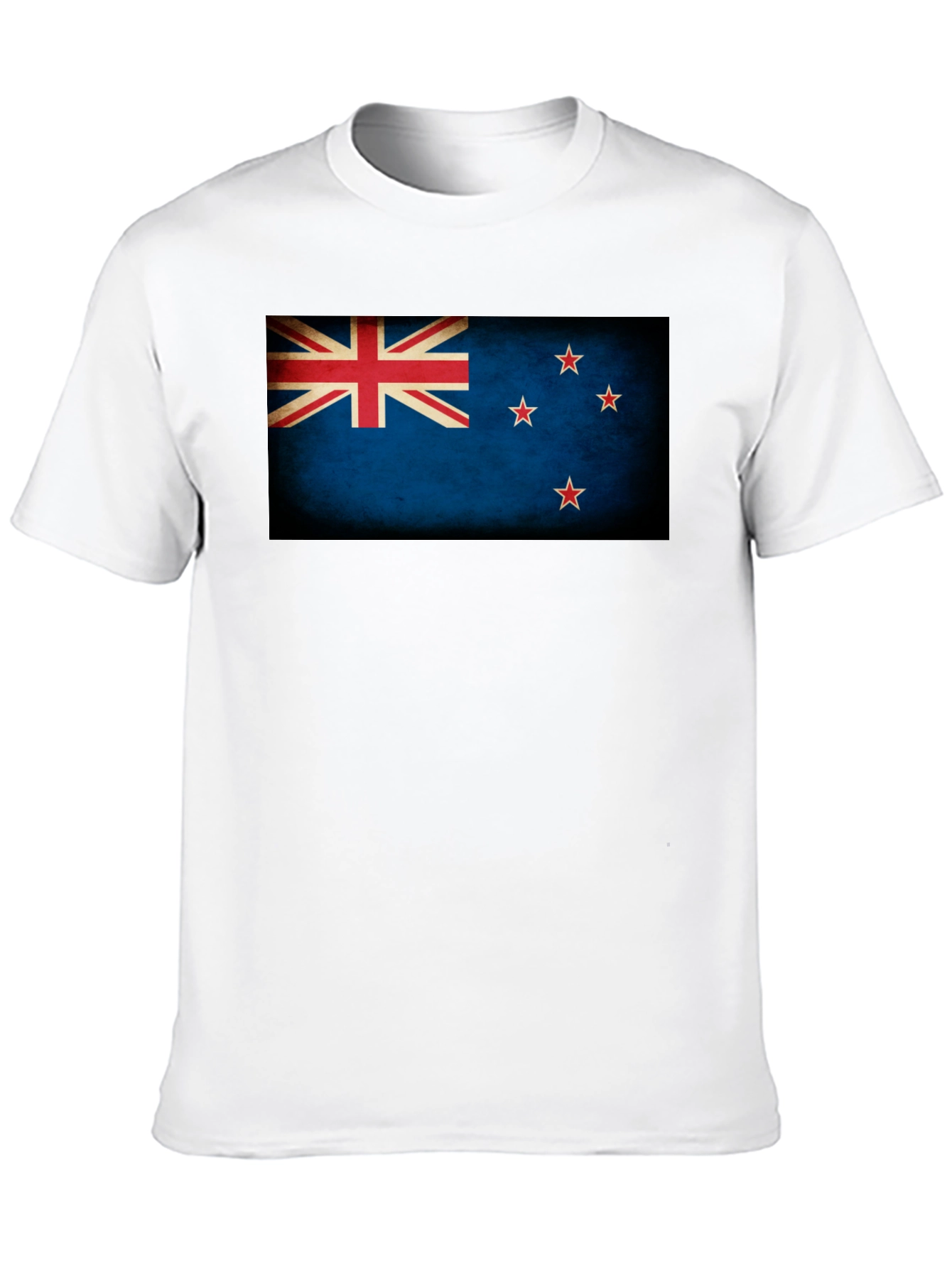 New Zealand Flag Graphic Black T-Shirt