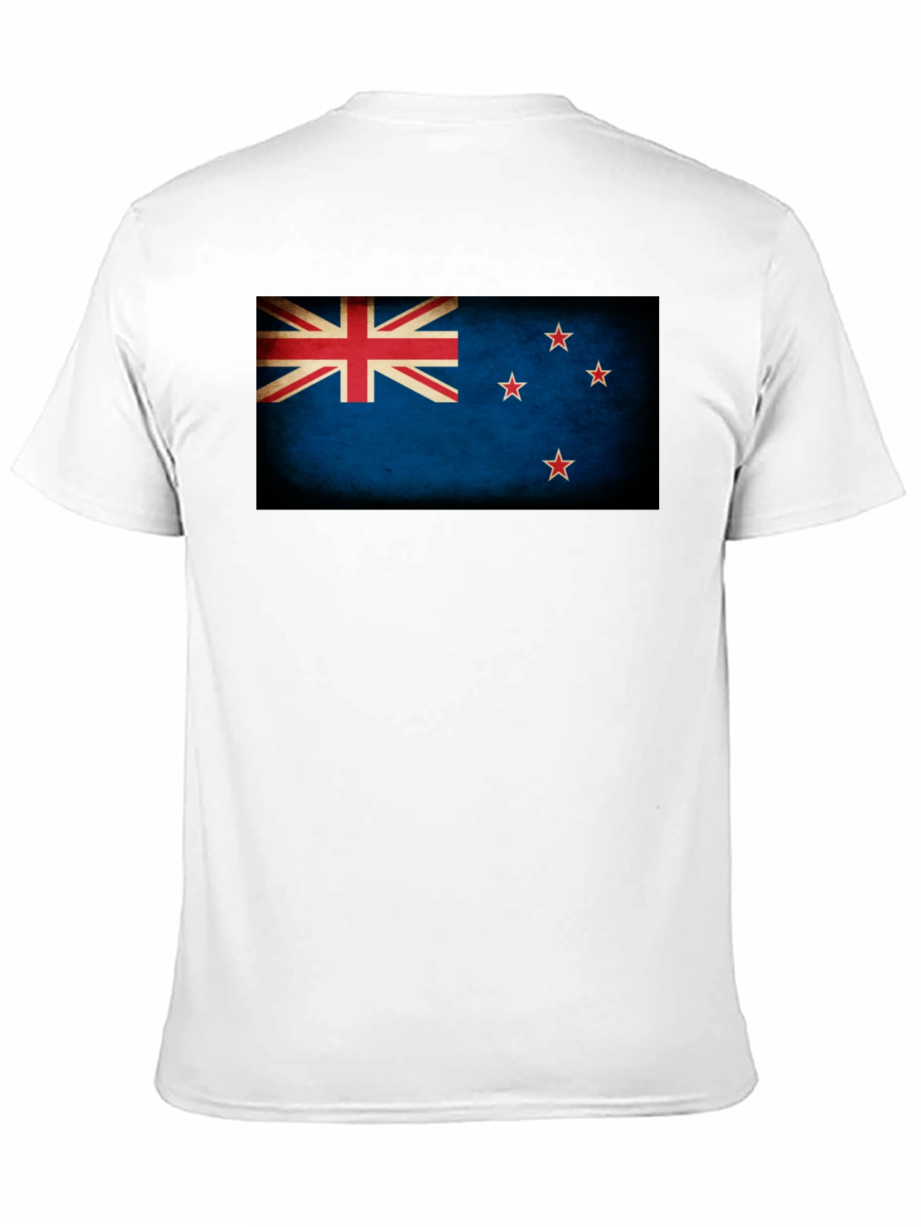 New Zealand Flag Graphic Black T-Shirt