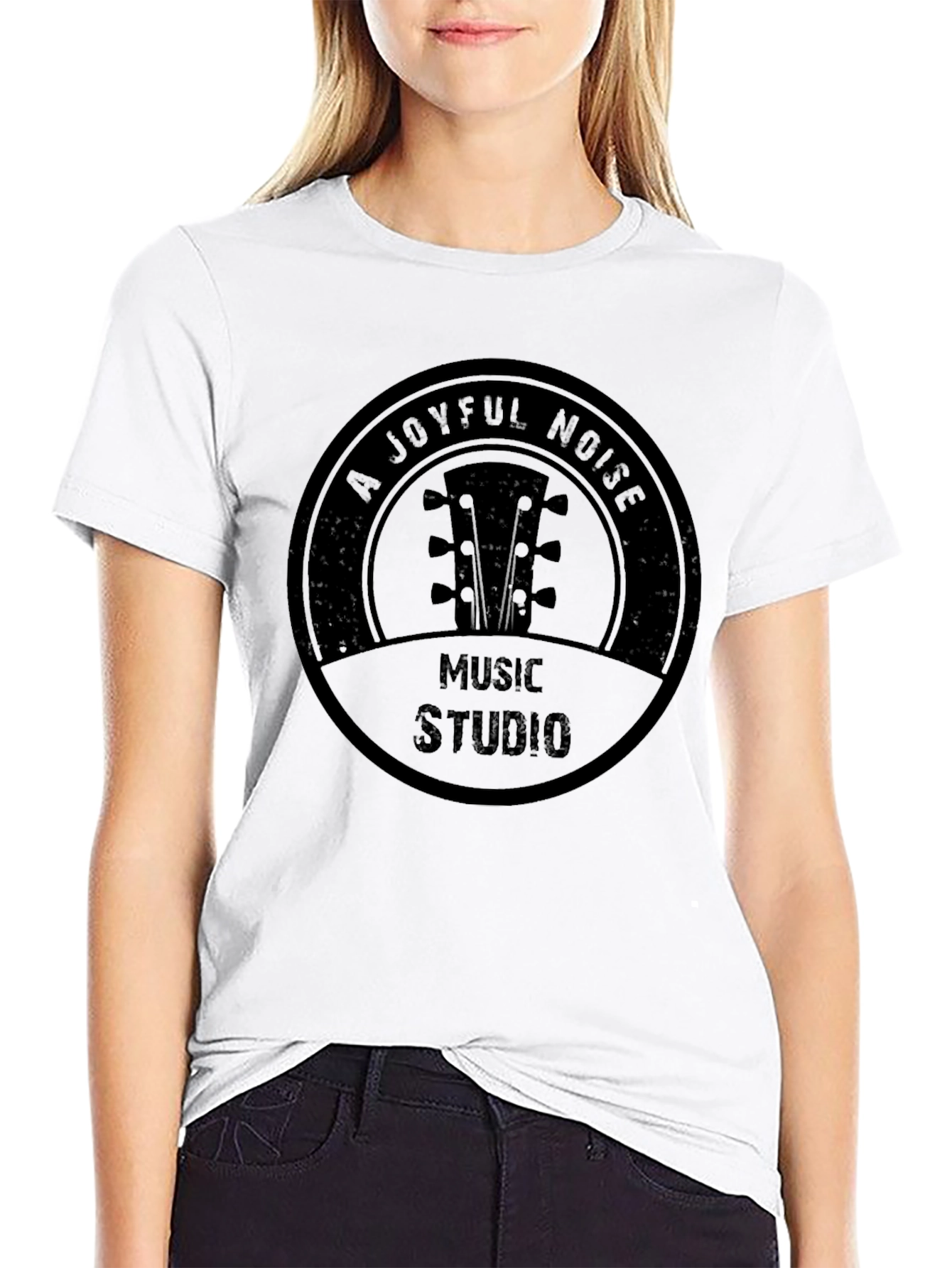 A Joyful Noise Music Studio Black T-Shirt