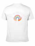 Kindness Rainbow Graphic Tee - Black