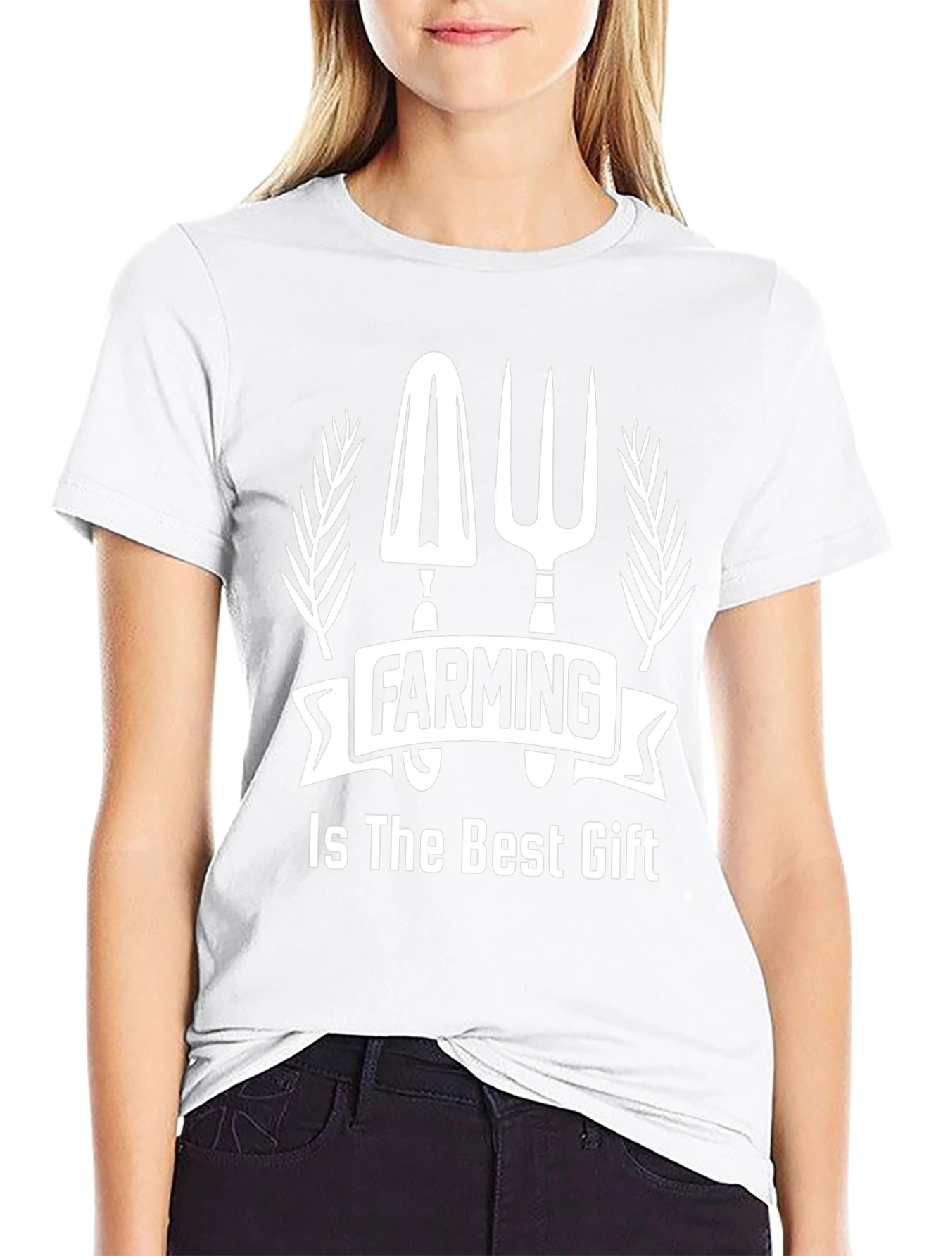 Farming Is The Best Gift Black T-Shirt