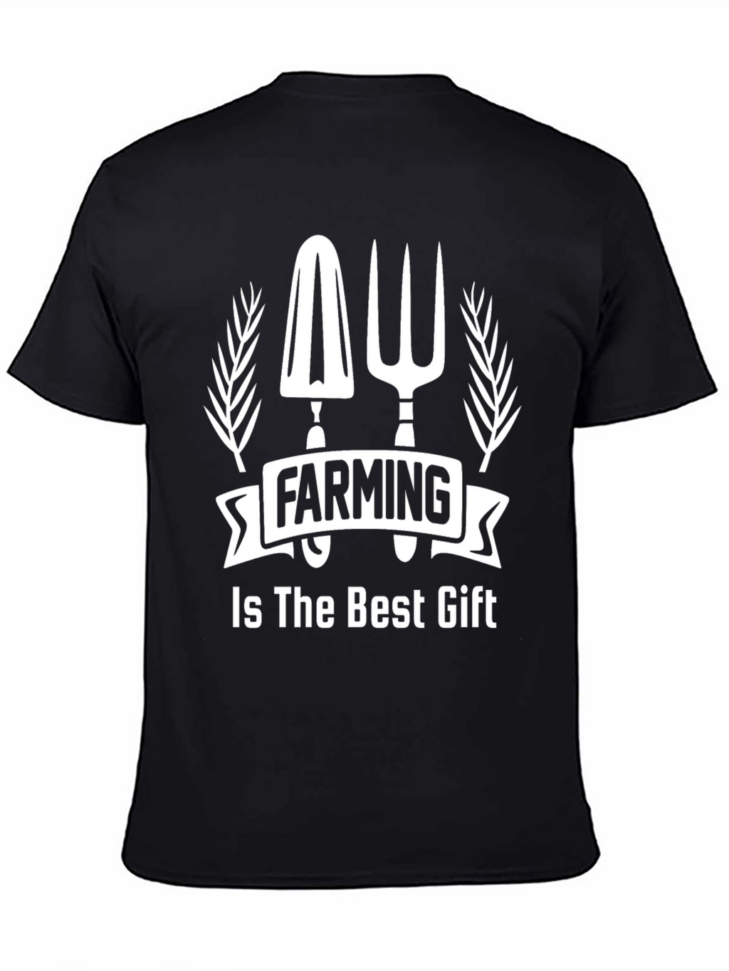 Farming Is The Best Gift Black T-Shirt