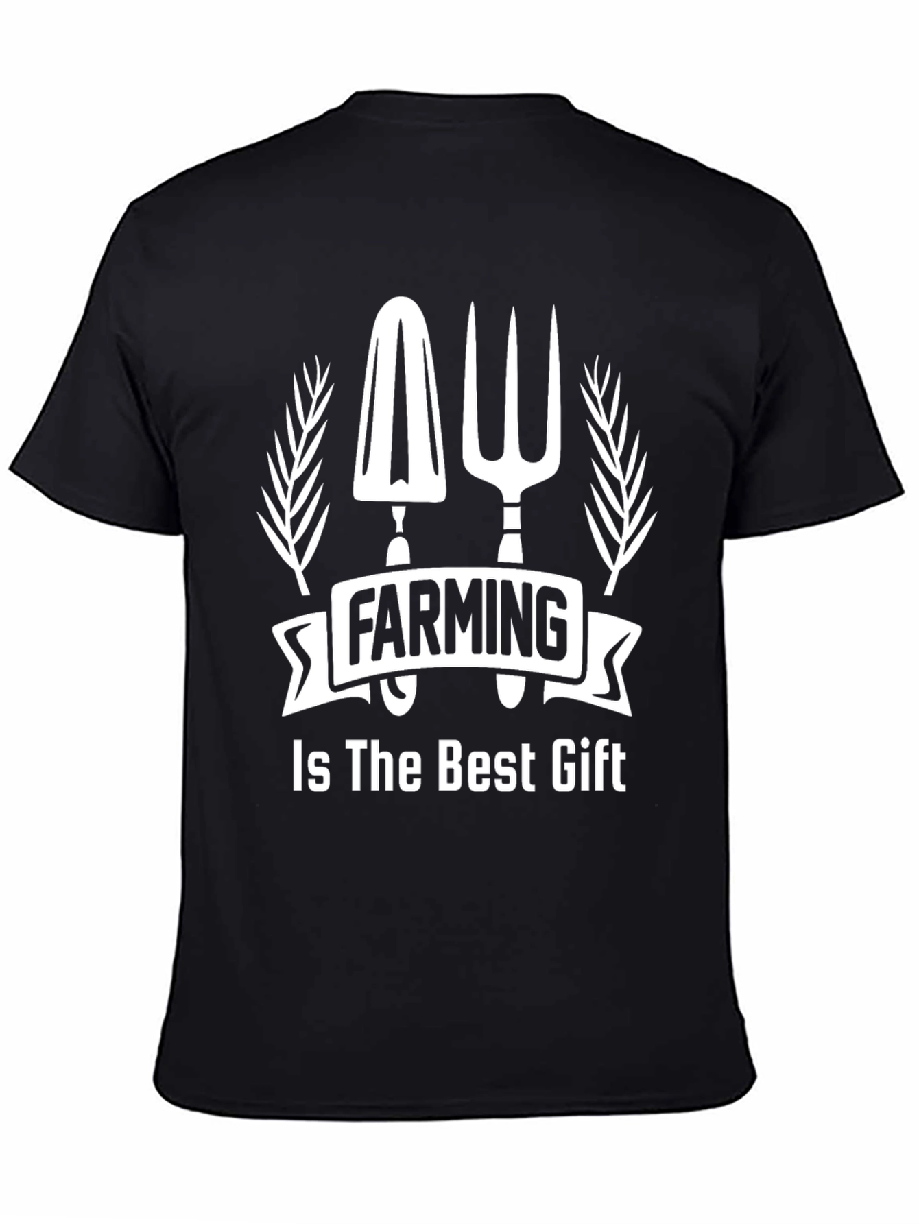 Farming Is The Best Gift Black T-Shirt