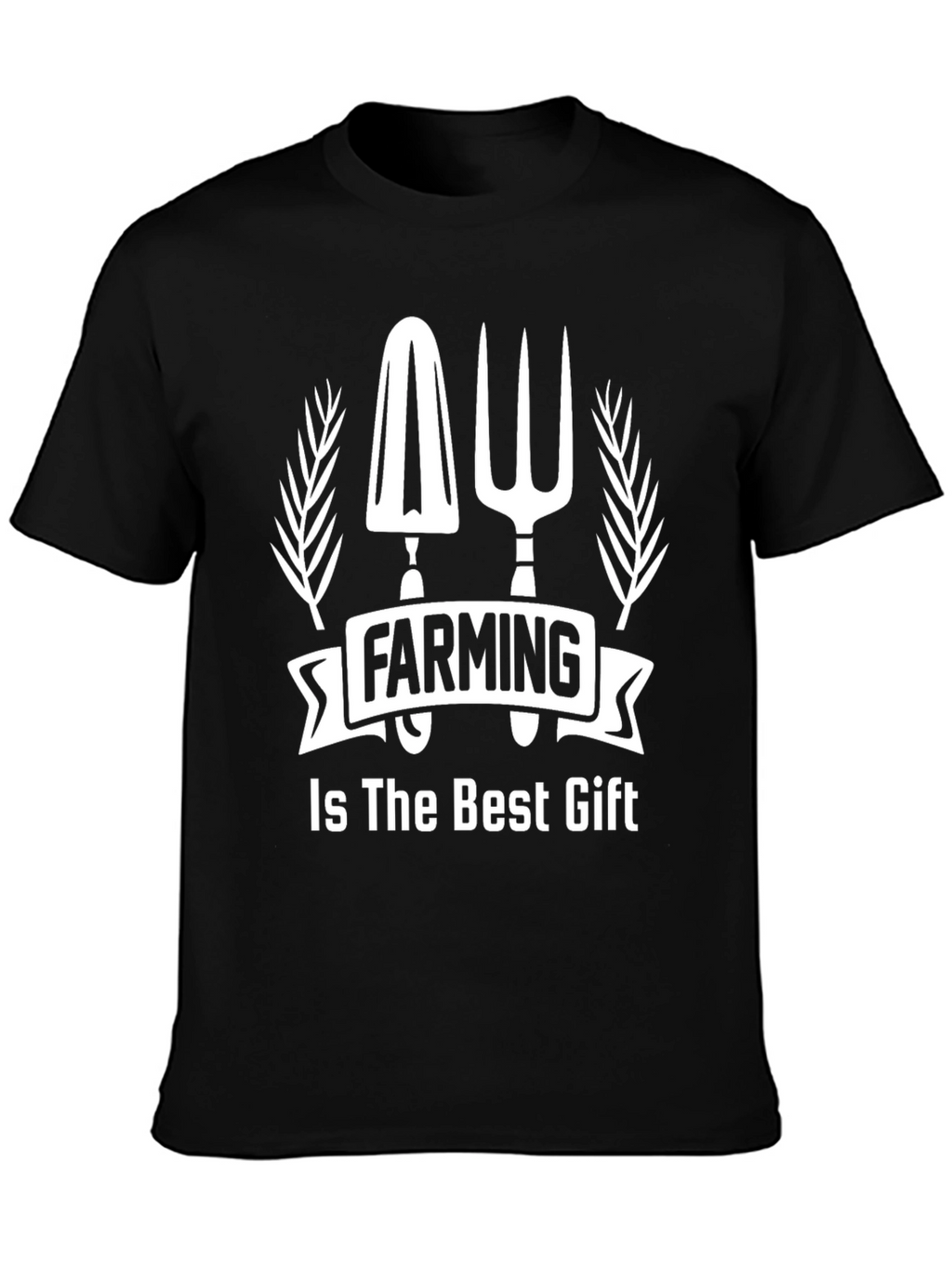 Farming Is The Best Gift Black T-Shirt