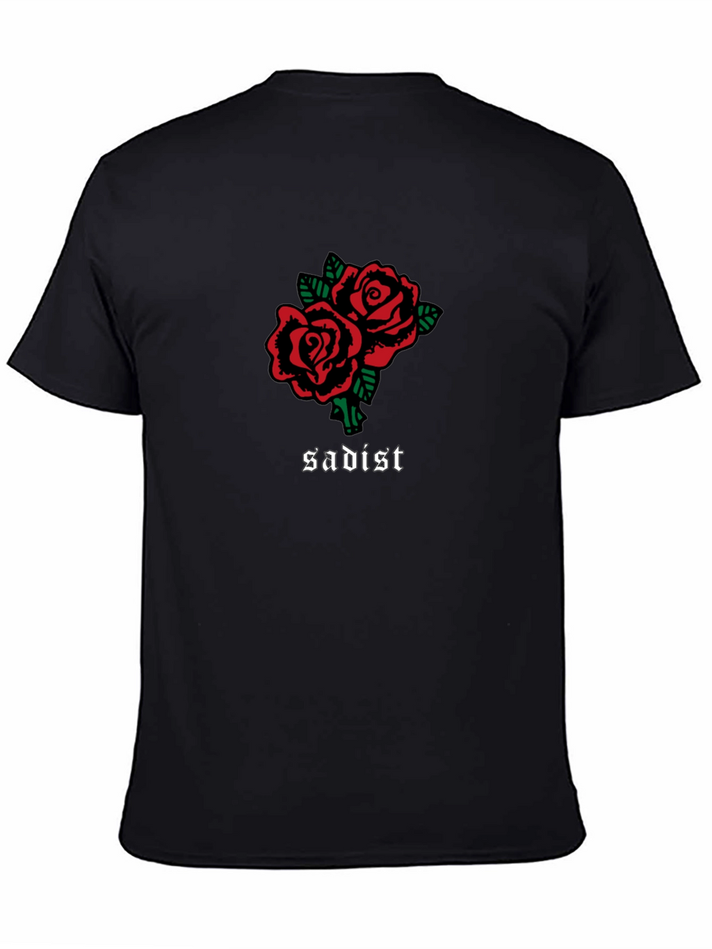Sadist Rose T-Shirt - Black Unique Design