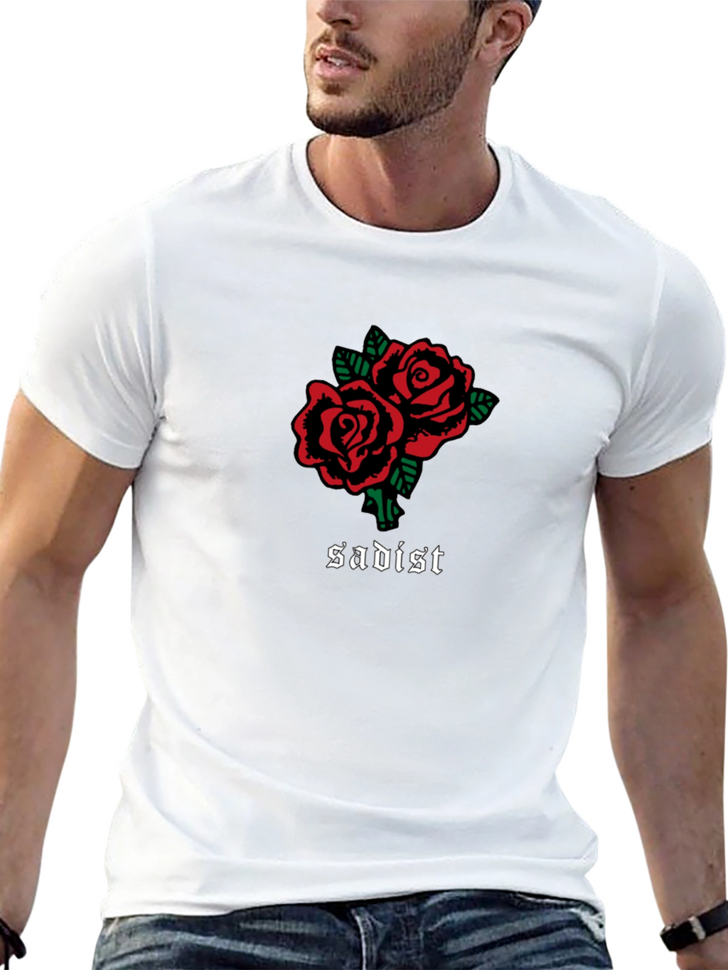 Sadist Rose T-Shirt - Black Unique Design