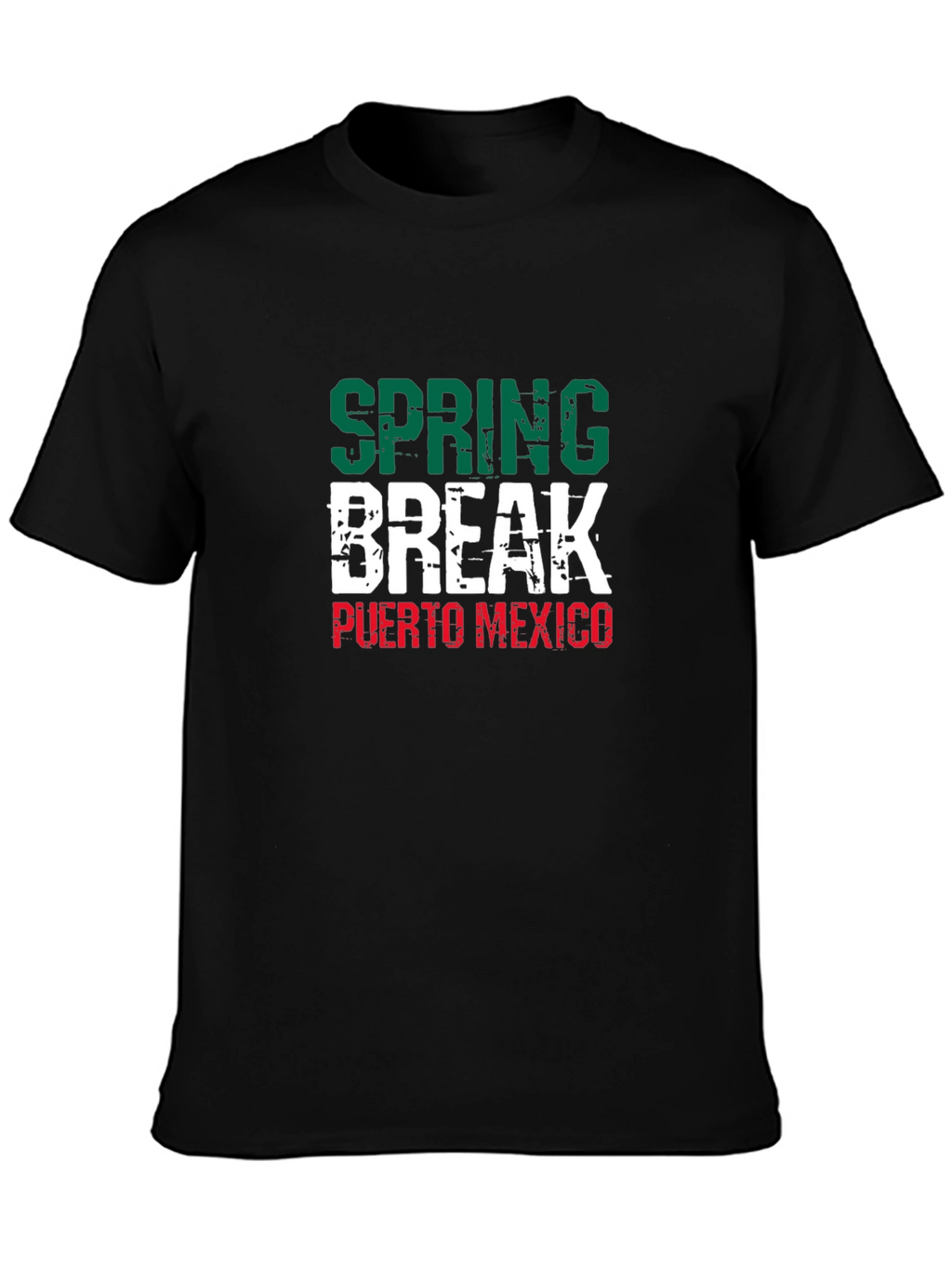 Spring Break Puerto Mexico Graphic T-Shirt