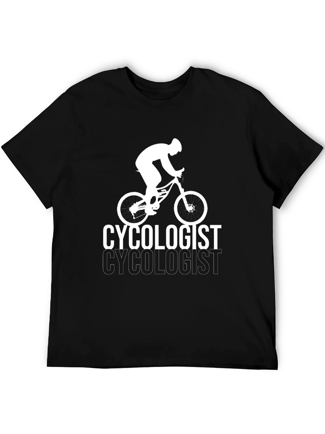 Cycologist Graphic T-Shirt - Black