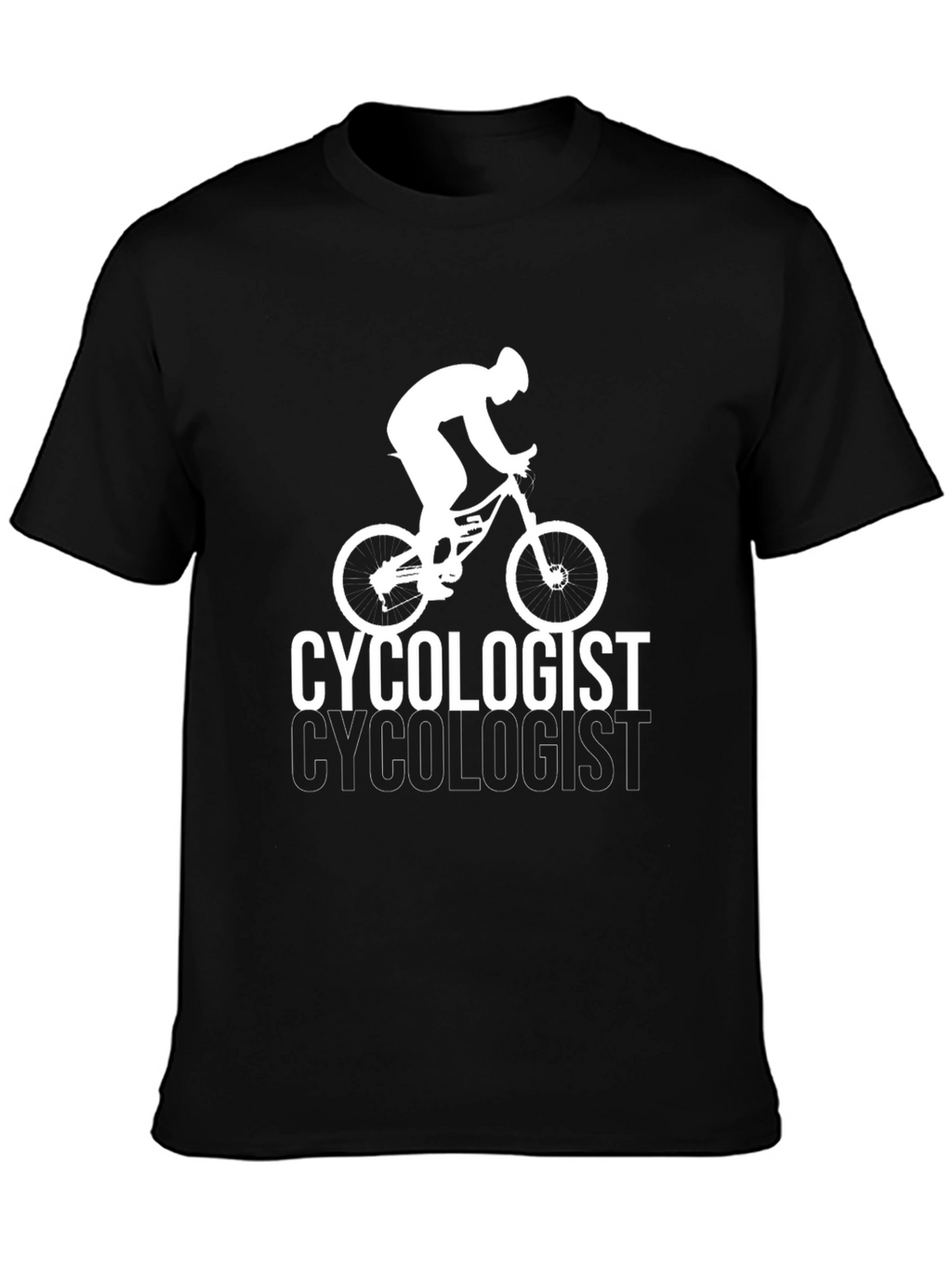 Cycologist Graphic T-Shirt - Black