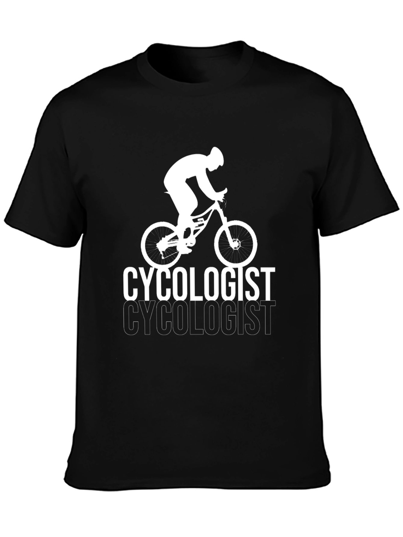 Cycologist Graphic T-Shirt - Black