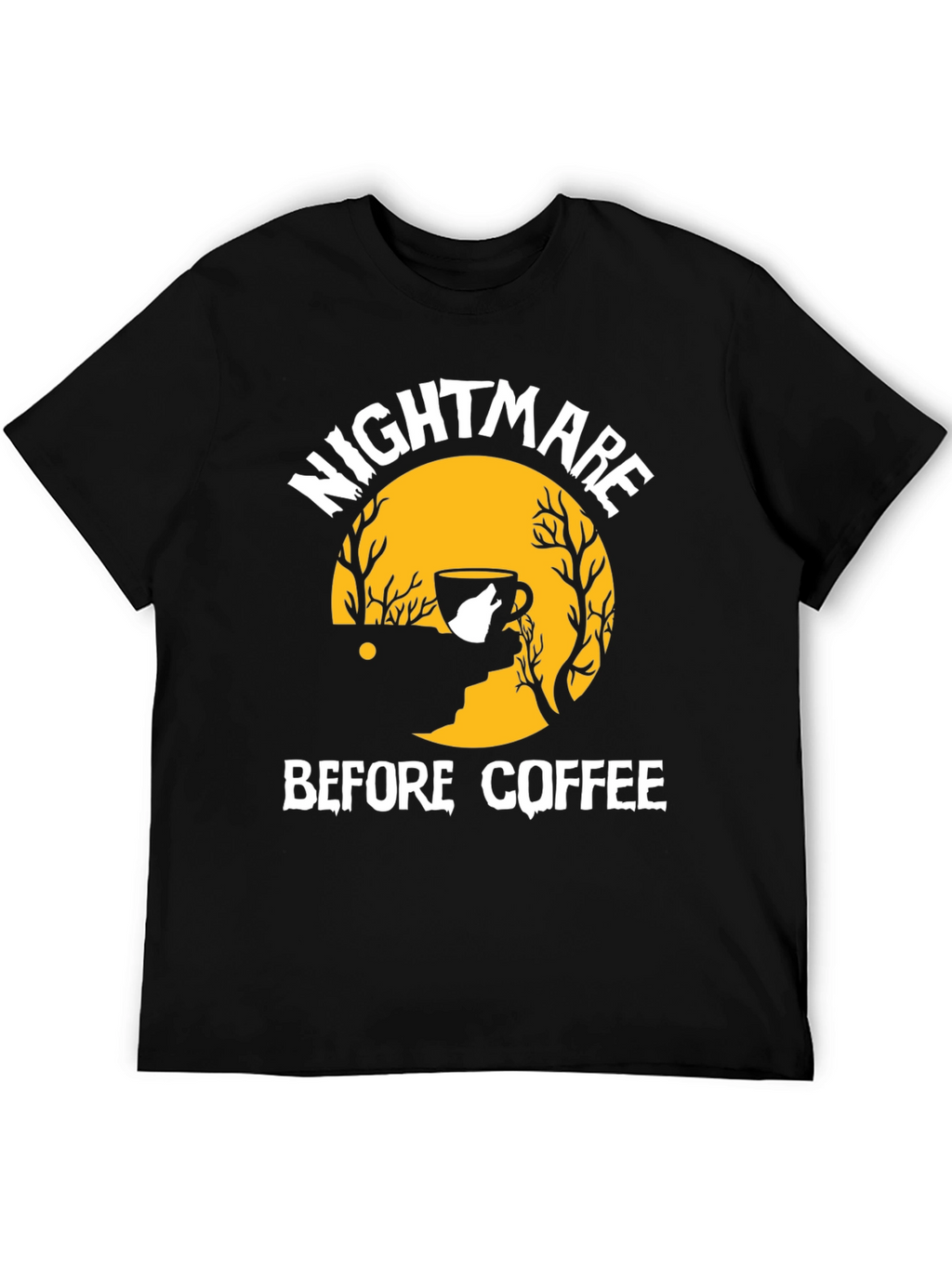 Nightmare Before Coffee Graphic T-Shirt