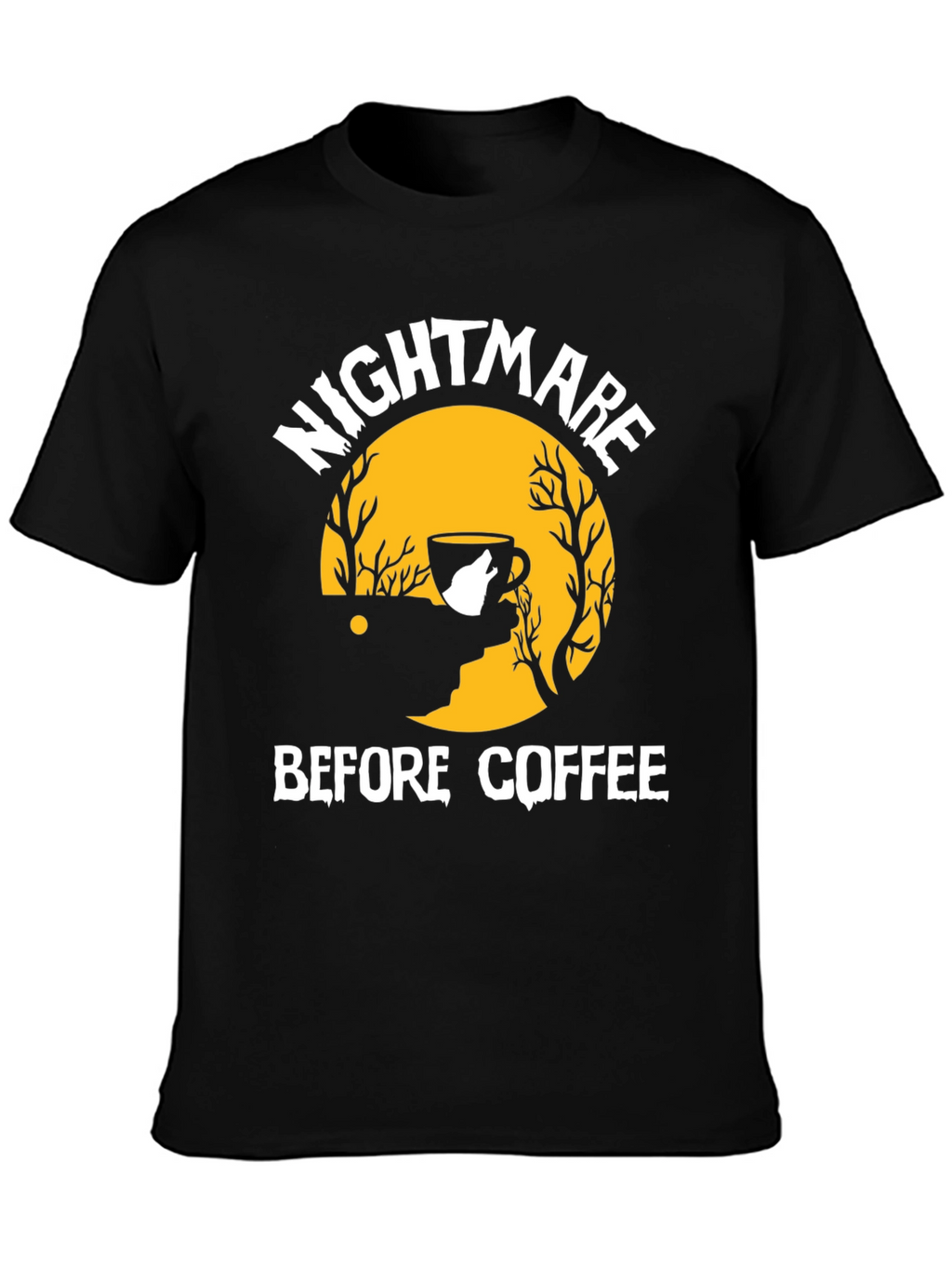 Nightmare Before Coffee Graphic T-Shirt