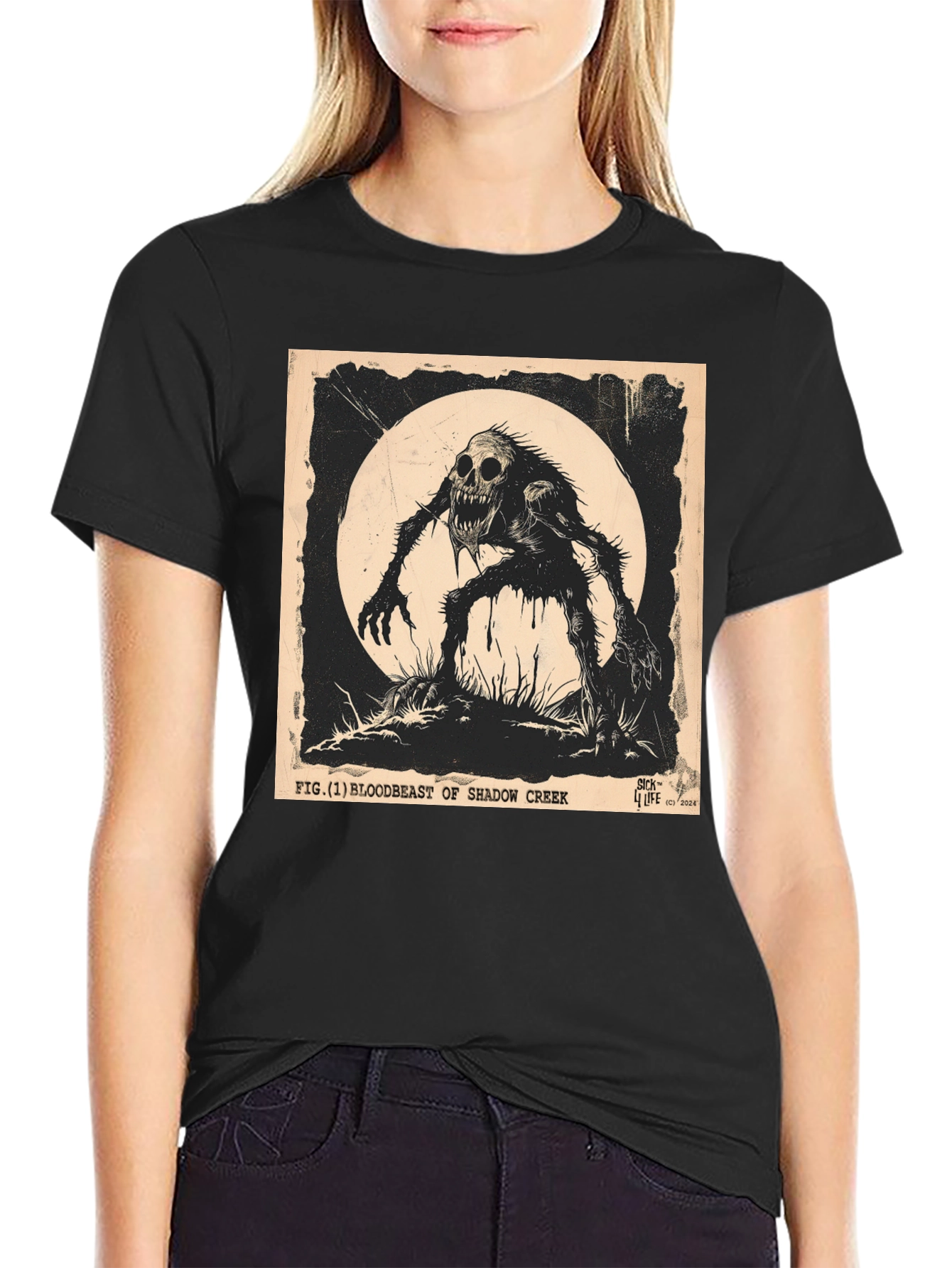 Shadow Creek Bloodbeast T-Shirt - Mens Black Graphic Tee