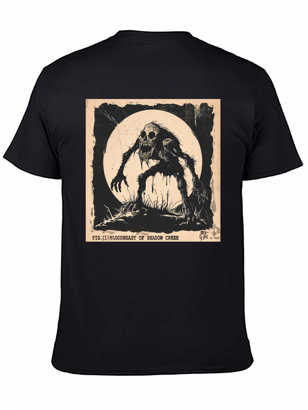 Shadow Creek Bloodbeast T-Shirt - Mens Black Graphic Tee