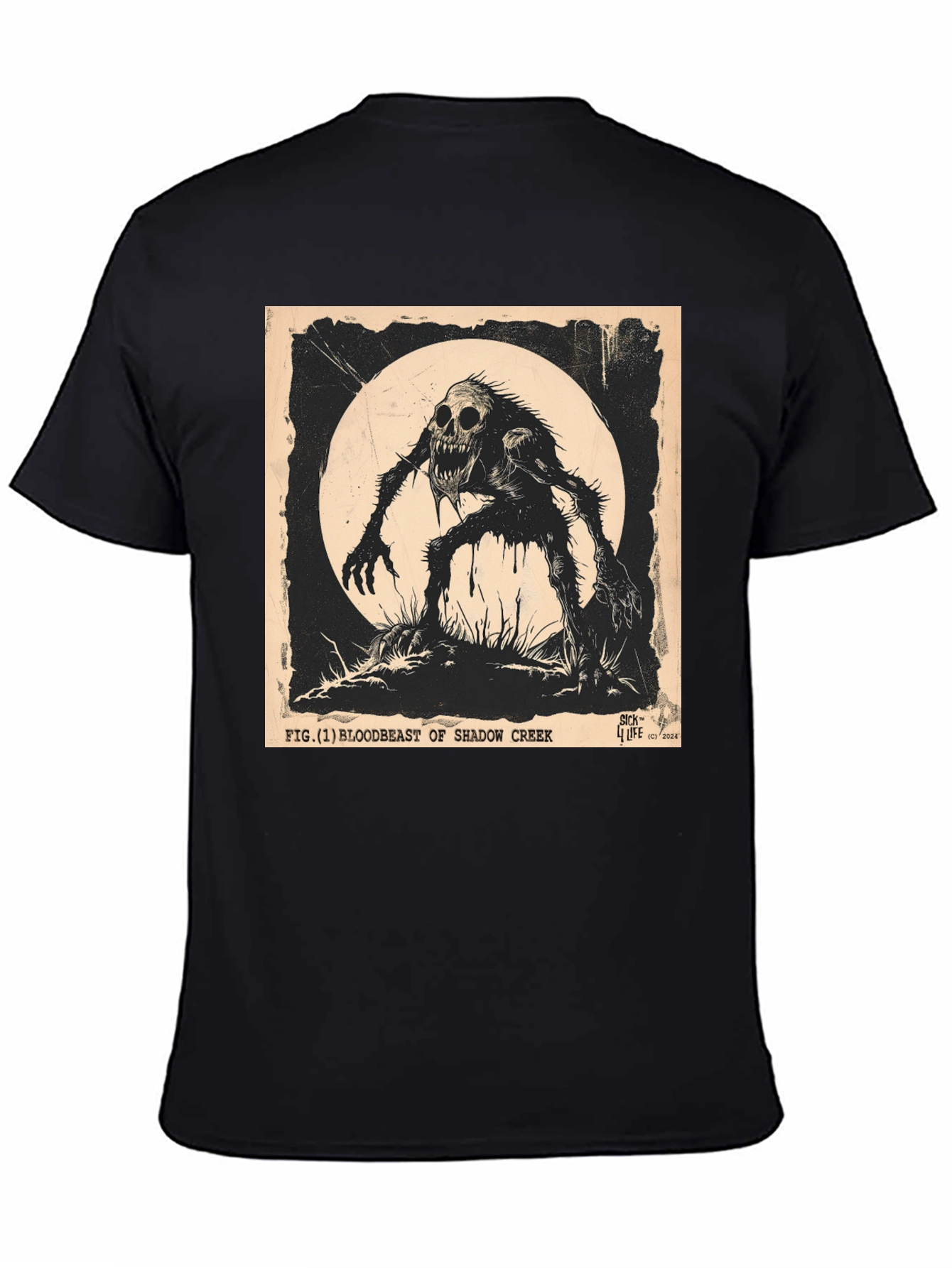 Shadow Creek Bloodbeast T-Shirt - Mens Black Graphic Tee