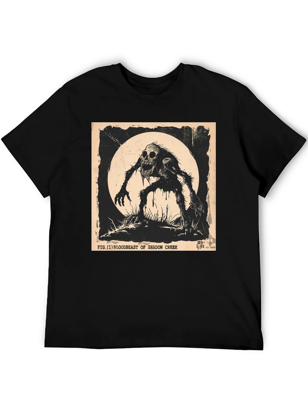 Shadow Creek Bloodbeast T-Shirt - Mens Black Graphic Tee