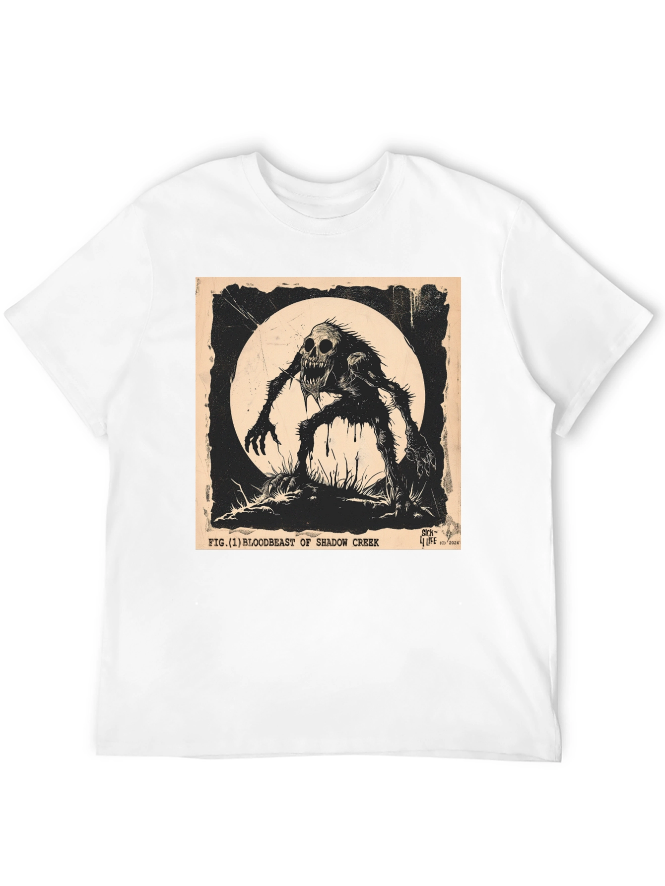 Shadow Creek Bloodbeast T-Shirt - Mens Black Graphic Tee