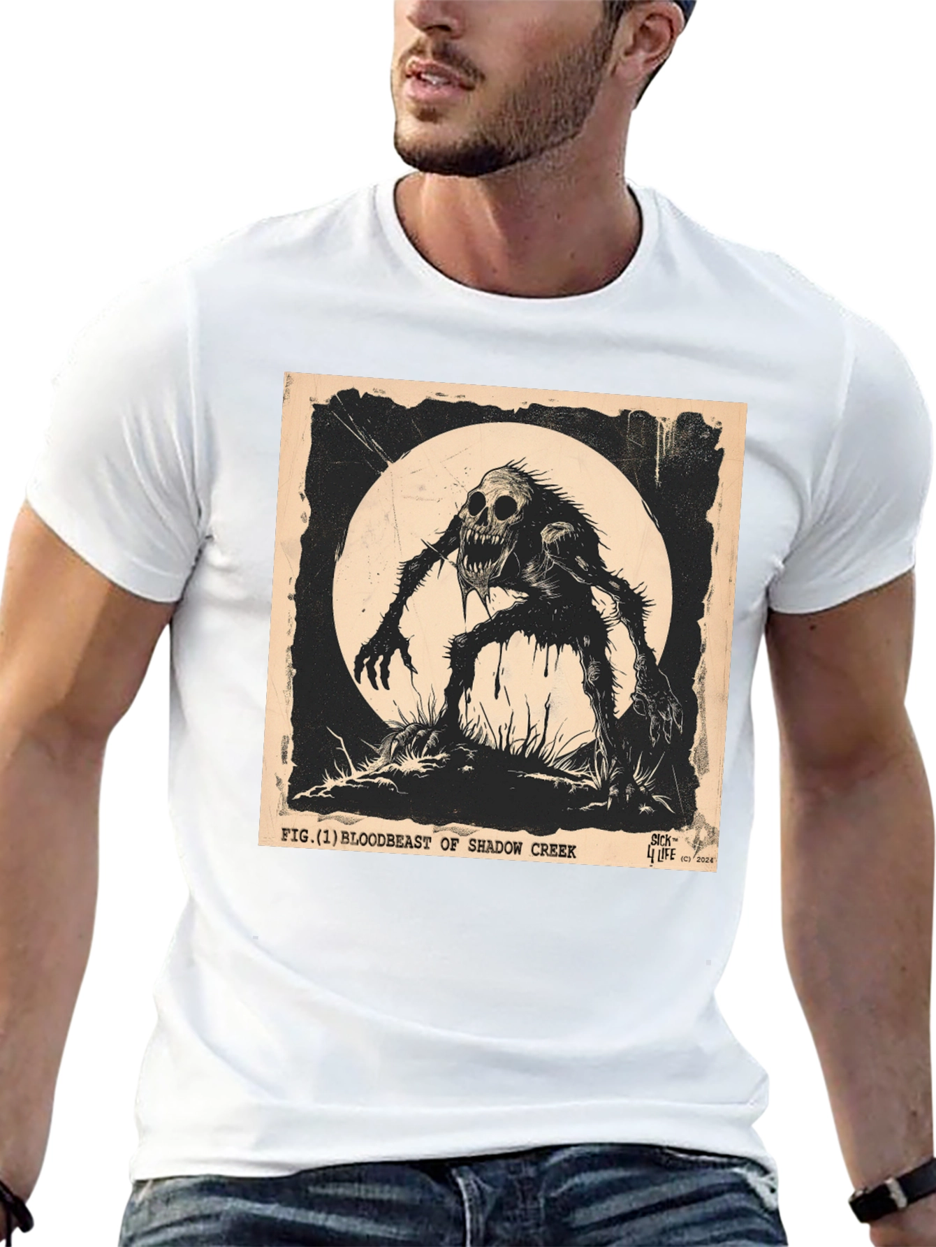 Shadow Creek Bloodbeast T-Shirt - Mens Black Graphic Tee