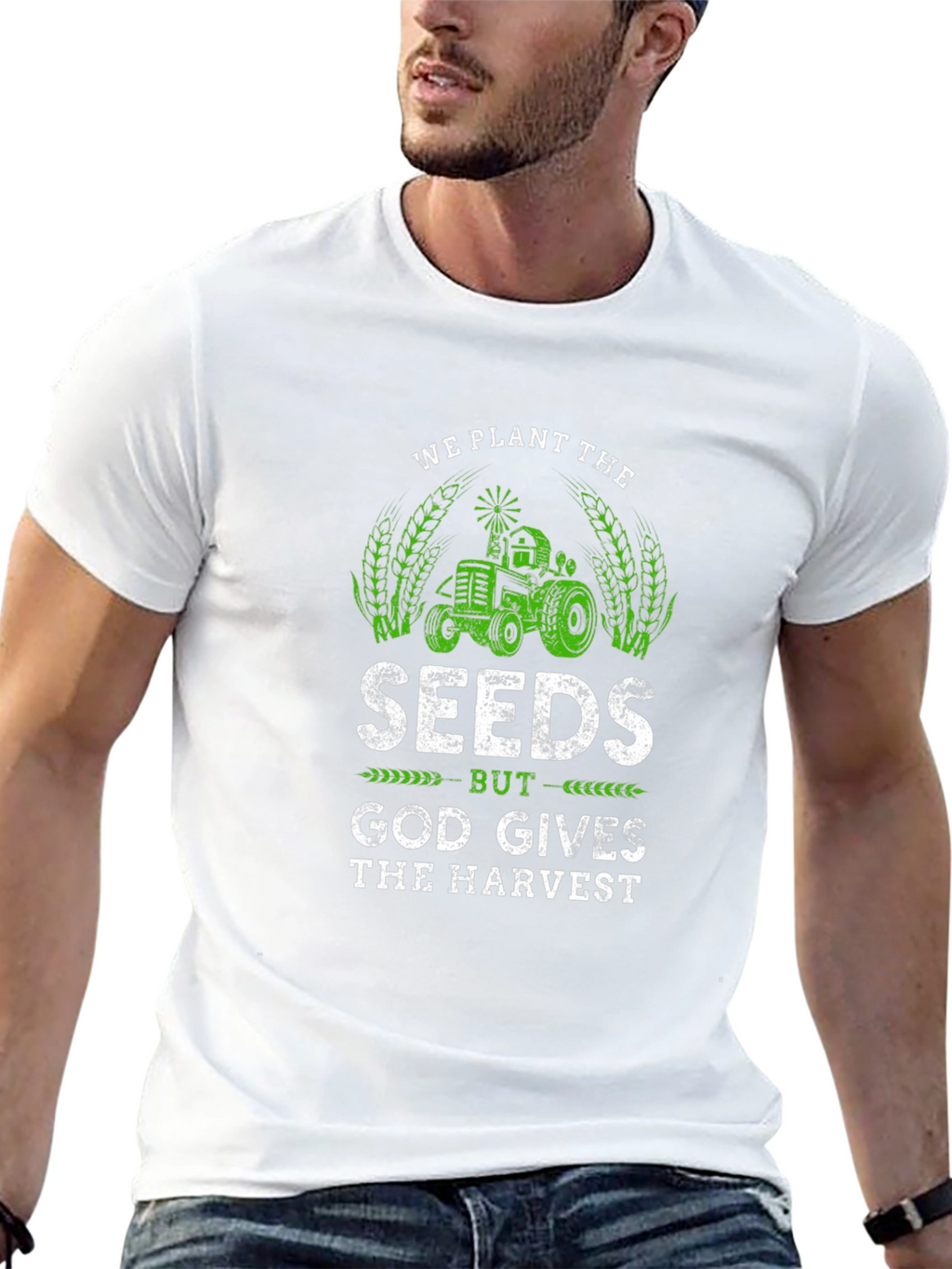 Plant the Seeds T-Shirt: Faith Based Farm Apparel